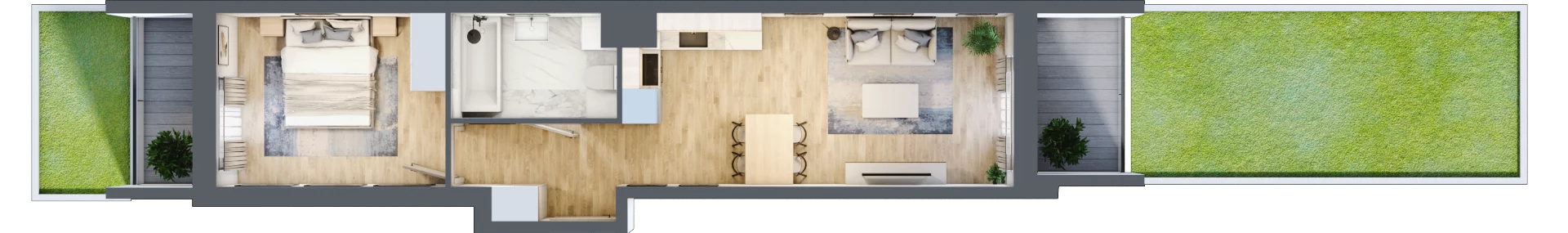 2 pokoje, mieszkanie 41,83 m², parter, oferta nr III/E214, Miasteczko Nova Sfera, Warszawa, Białołęka, Żerań, ul. Marywilska