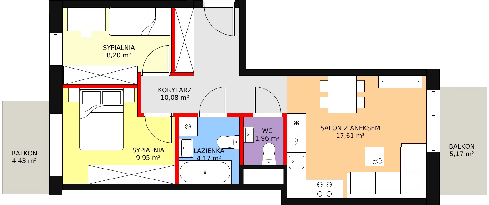 Mieszkanie 54,07 m², piętro 1, oferta nr V/73, Nova Viva Garden, Warszawa, Białołęka, Brzeziny, ul. Włodkowica 9