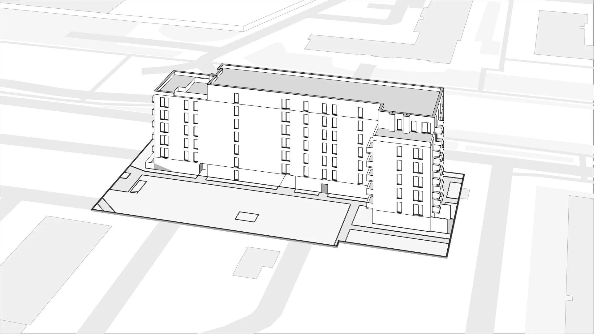 Wirtualna makieta 3D mieszkania 37.34 m², II/68