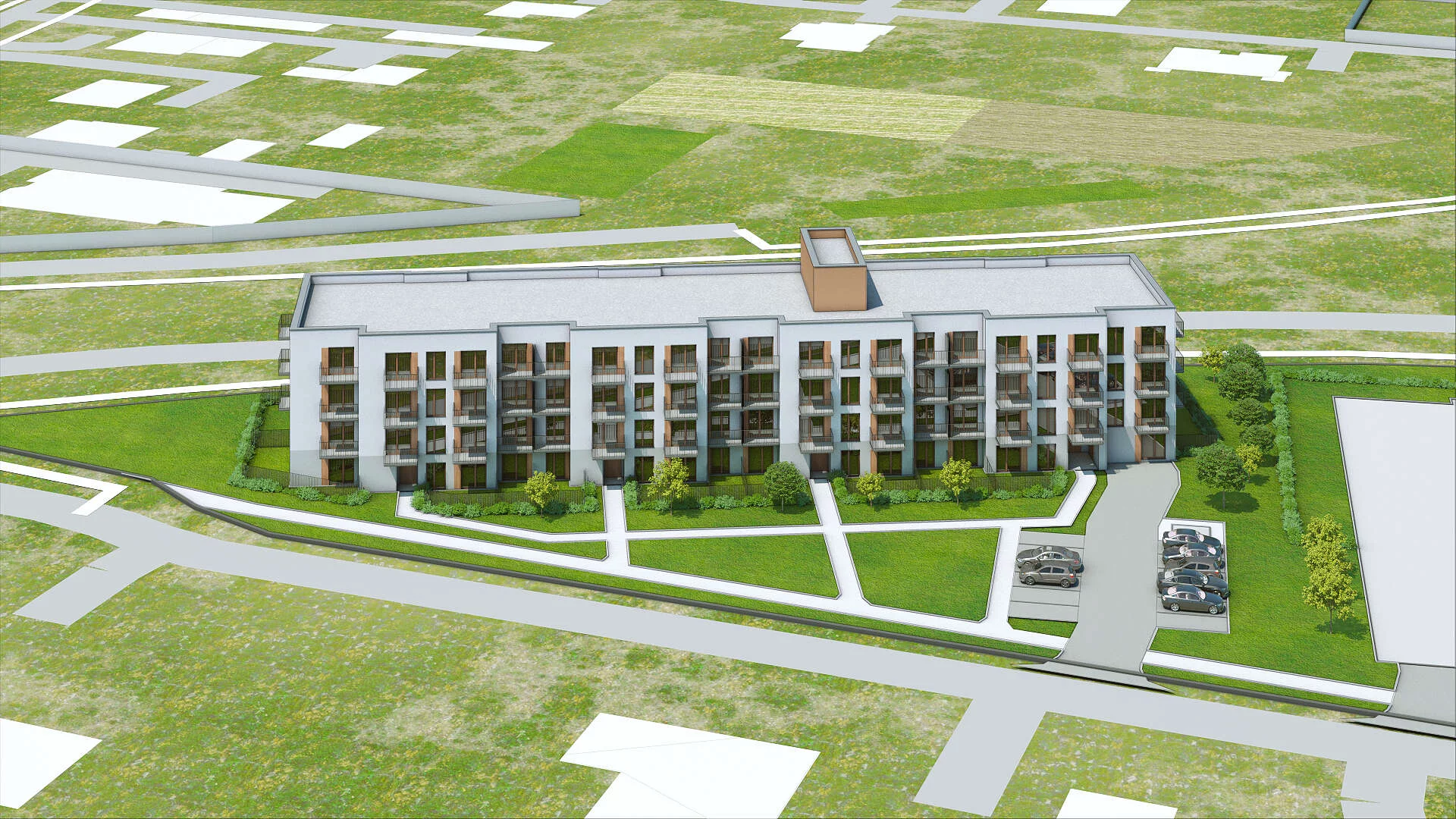 Wirtualna makieta 3D mieszkania 61.83 m², A-38