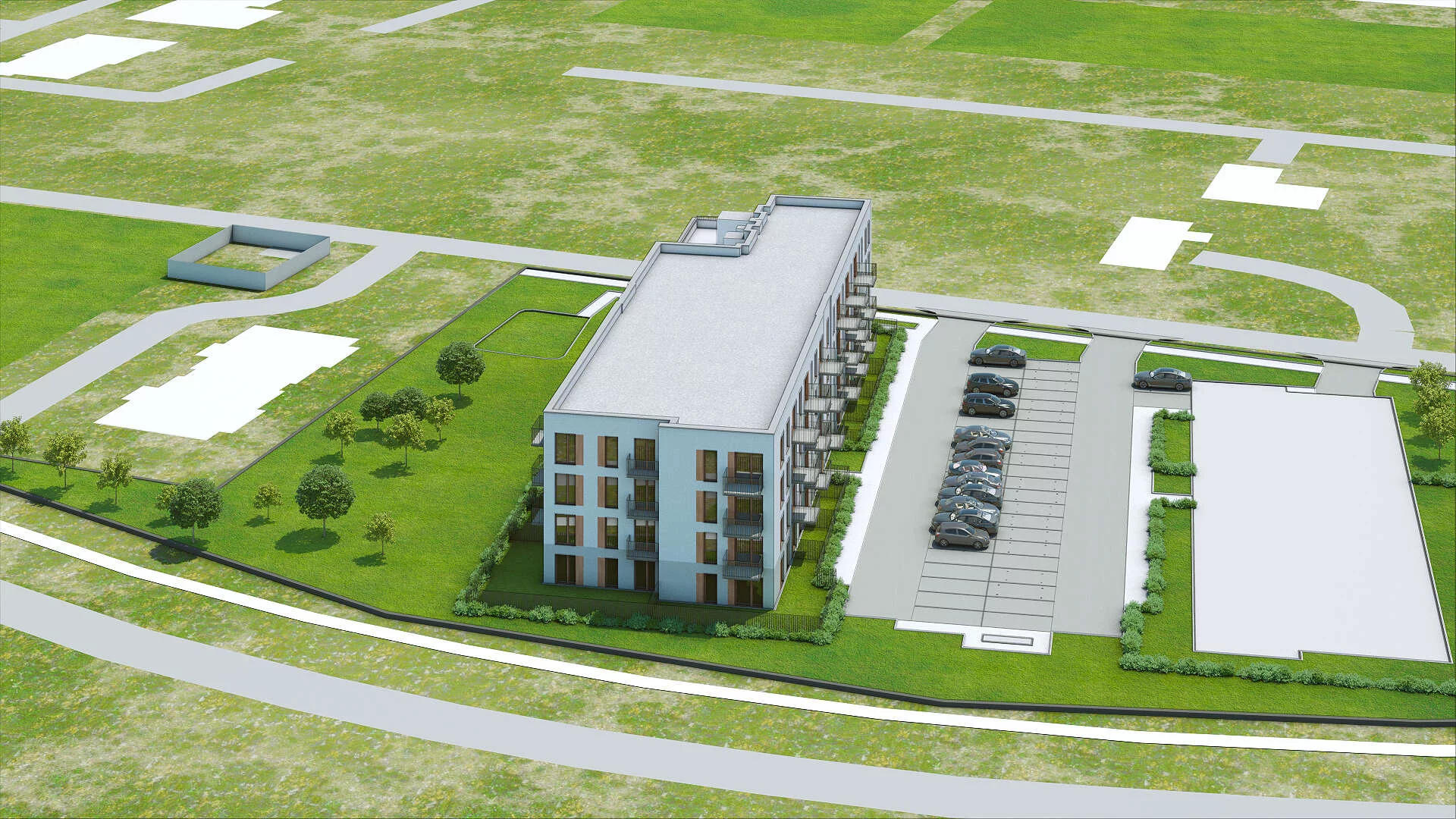 Wirtualna makieta 3D mieszkania 57.34 m², C-134