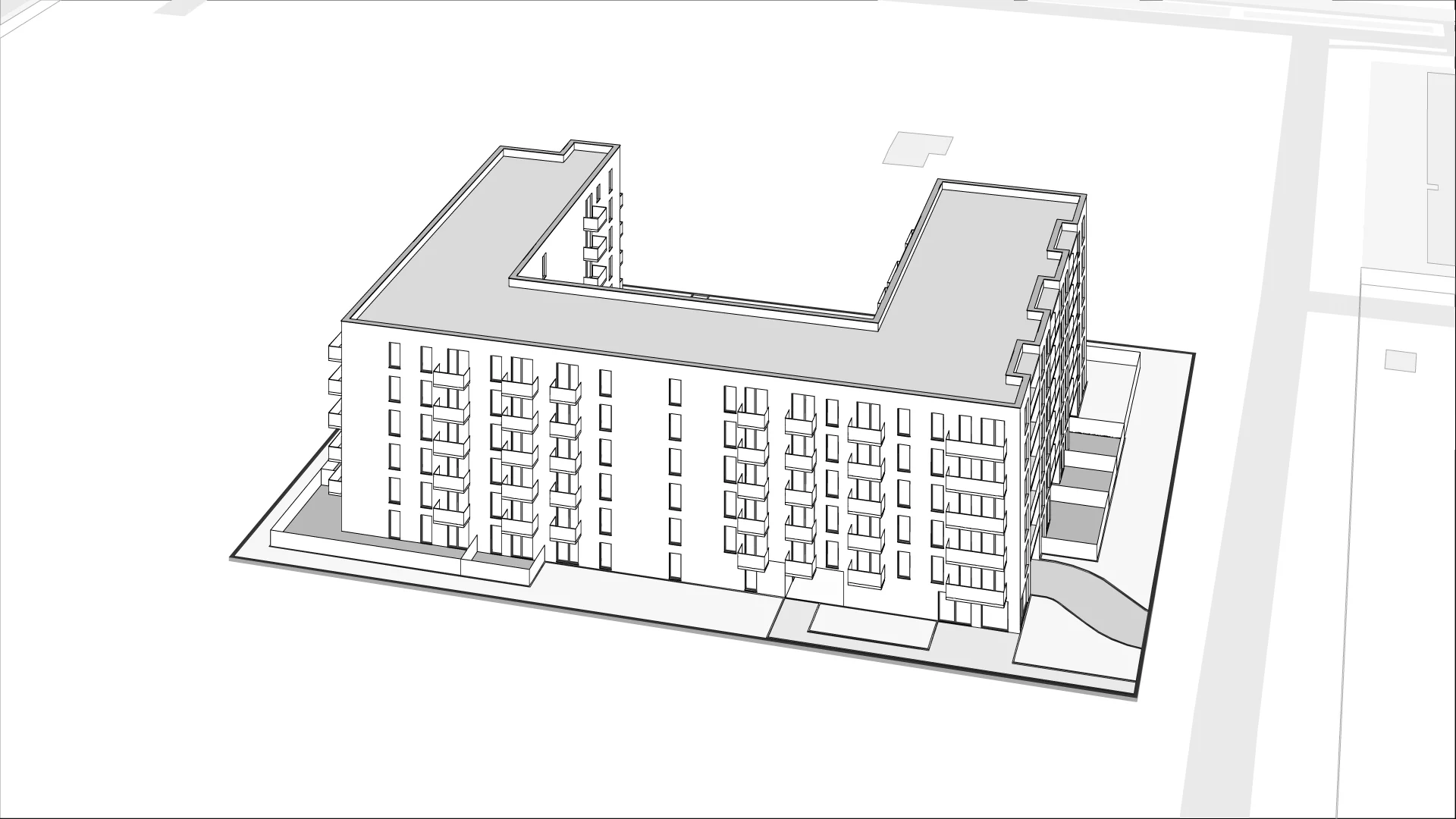 Wirtualna makieta 3D mieszkania 38.6 m², VI/80