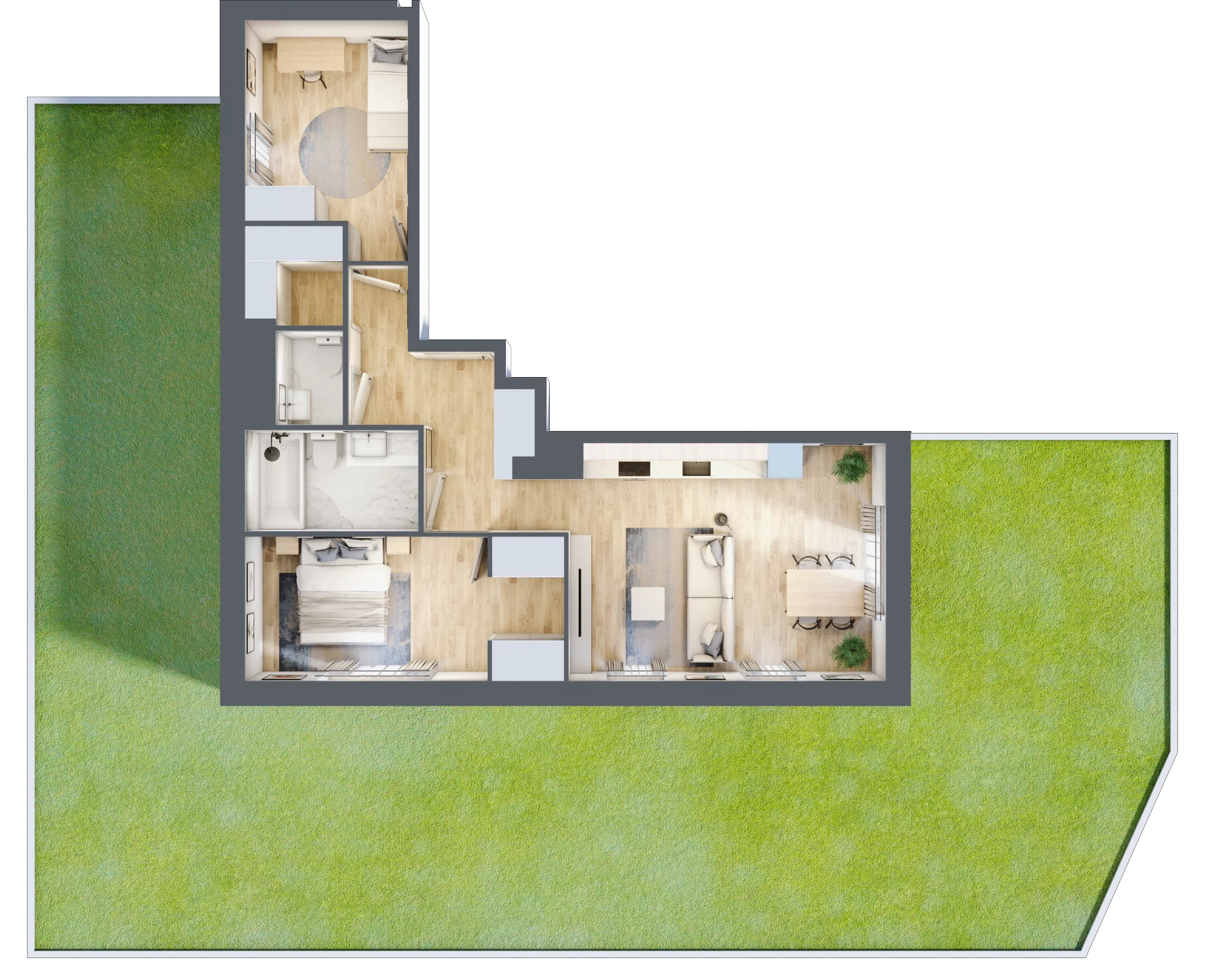 3 pokoje, mieszkanie 67,90 m², parter, oferta nr VI/95, Neo Nova Ochota 6, Warszawa, Włochy, Raków, ul. Opackiego