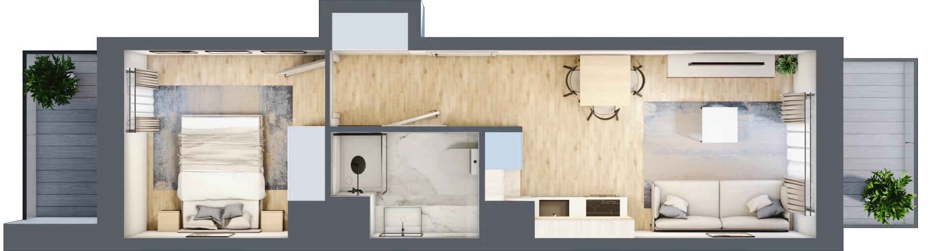 2 pokoje, mieszkanie 32,93 m², piętro 5, oferta nr IV/34, Neo Nova Ochota 4, Warszawa, Włochy, Raków, ul. Wojciecha Opackiego
