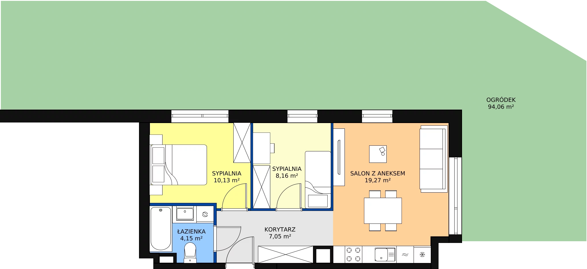 Zalety mieszkania 50 m², IV/61