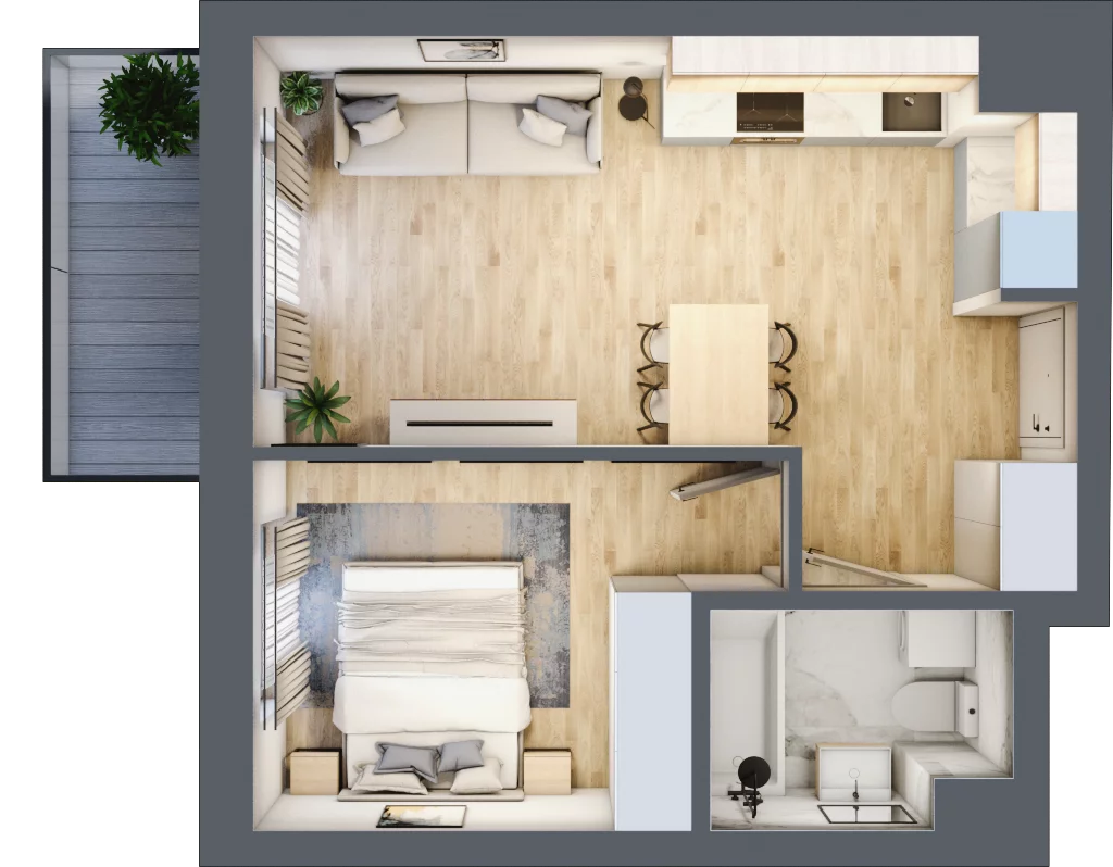 2 pokoje, mieszkanie 38,50 m², piętro 2, oferta nr VI/71, Metro Art 6, Warszawa, Praga Południe, Kamionek, ul. Żupnicza