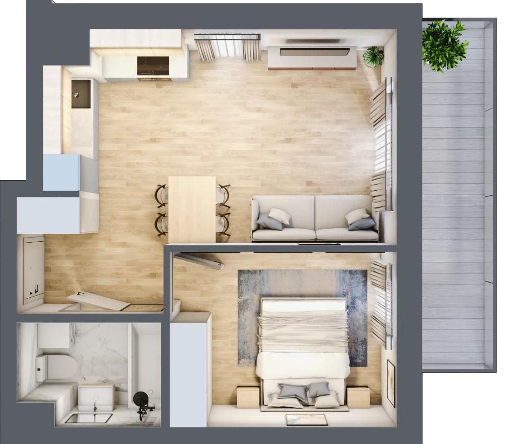 2 pokoje, mieszkanie 39,09 m², piętro 3, oferta nr VI/20, Metro Art 6, Warszawa, Praga Południe, Kamionek, ul. Żupnicza