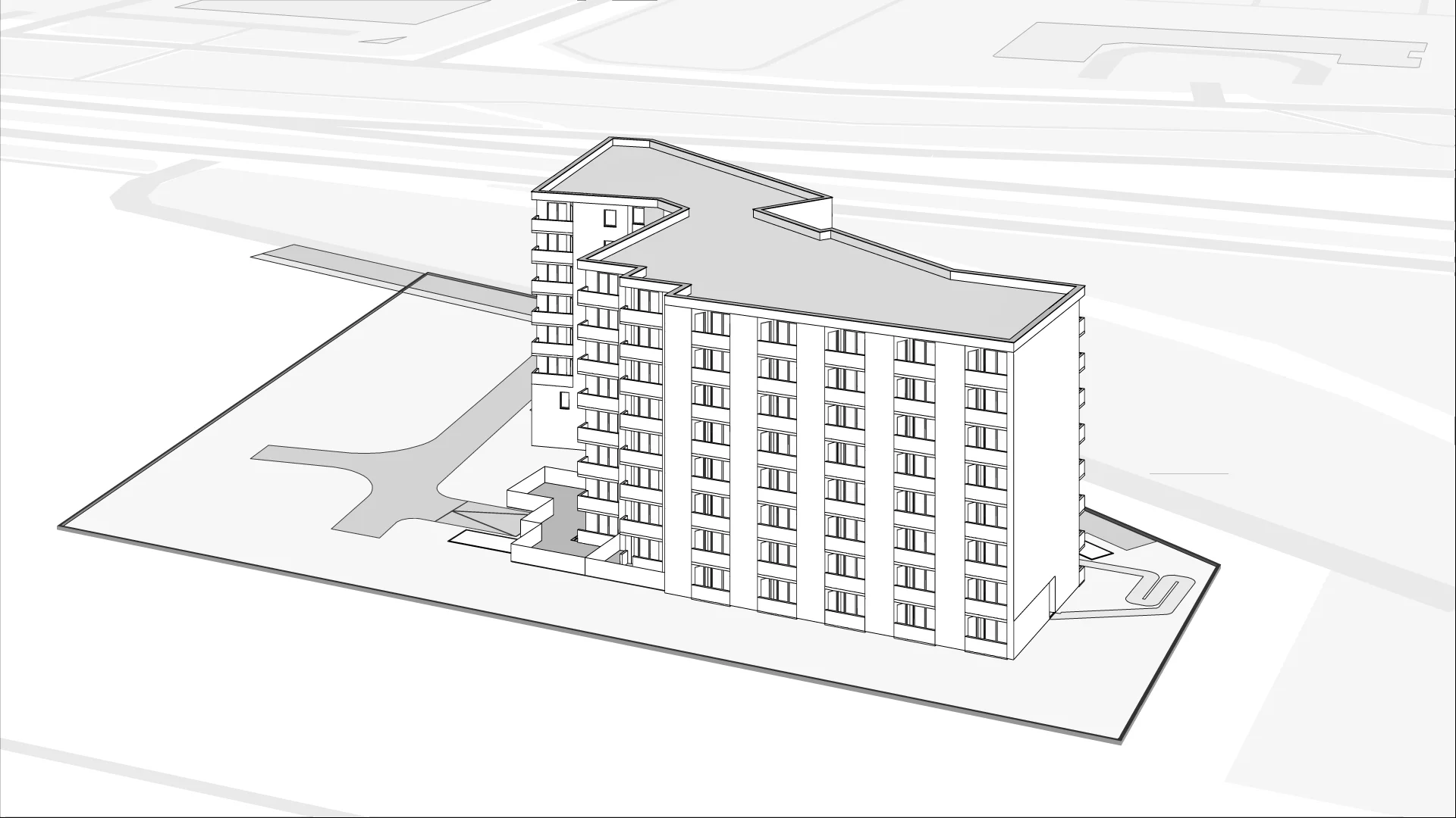 Wirtualna makieta 3D mieszkania 71.59 m², V/107