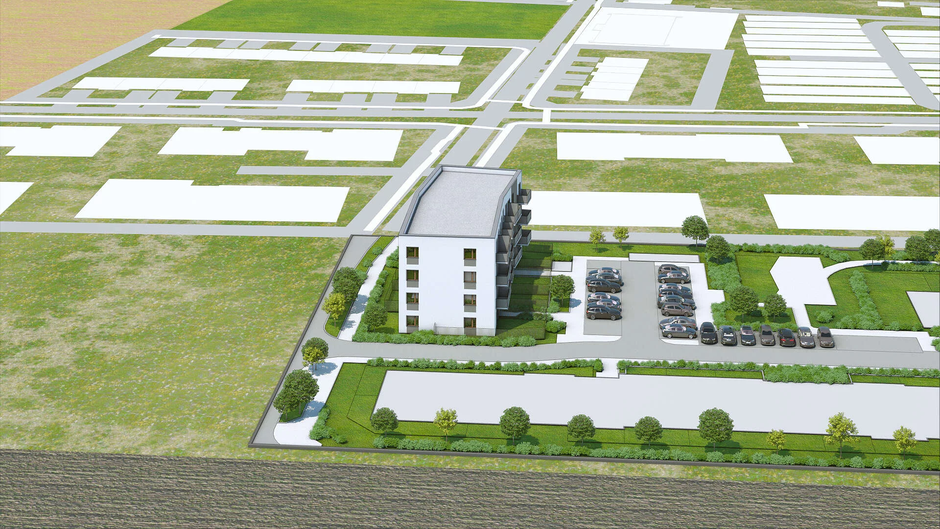 Wirtualna makieta 3D mieszkania 46.88 m², D-19