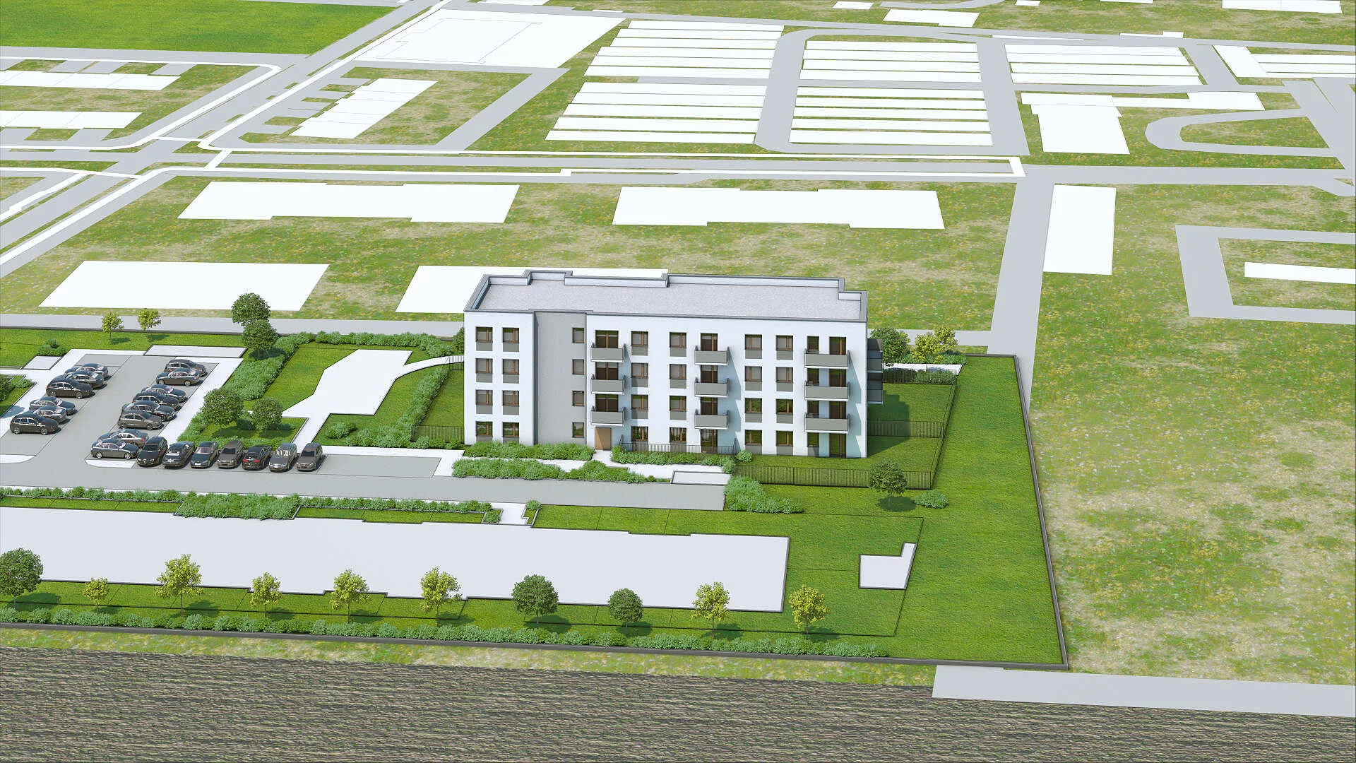 Wirtualna makieta 3D mieszkania 31.09 m², F-130
