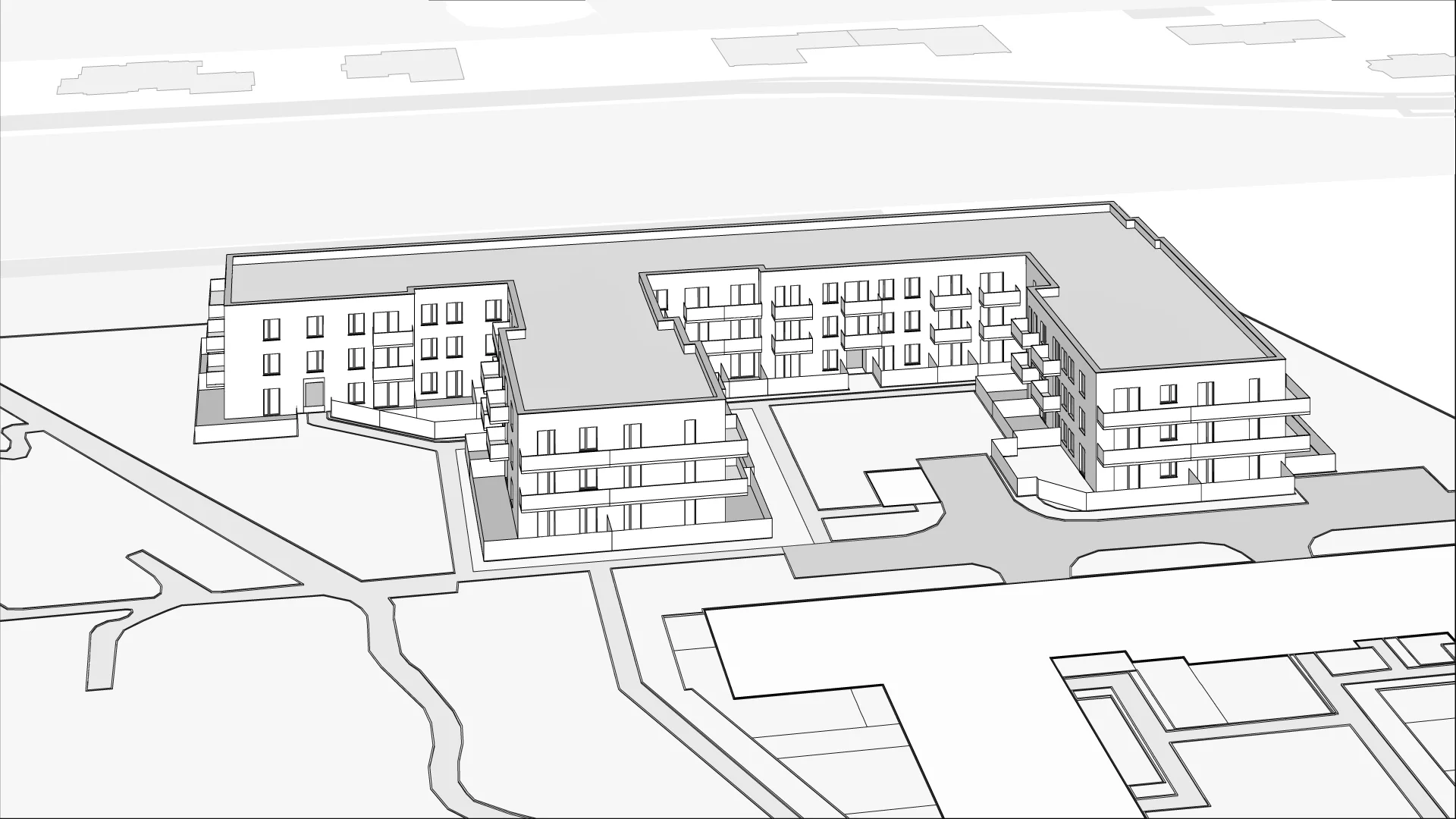 Wirtualna makieta 3D mieszkania 54.51 m², A/91