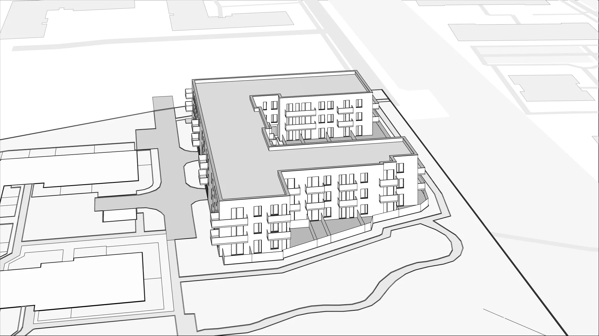 Wirtualna makieta 3D mieszkania 26.06 m², B/47