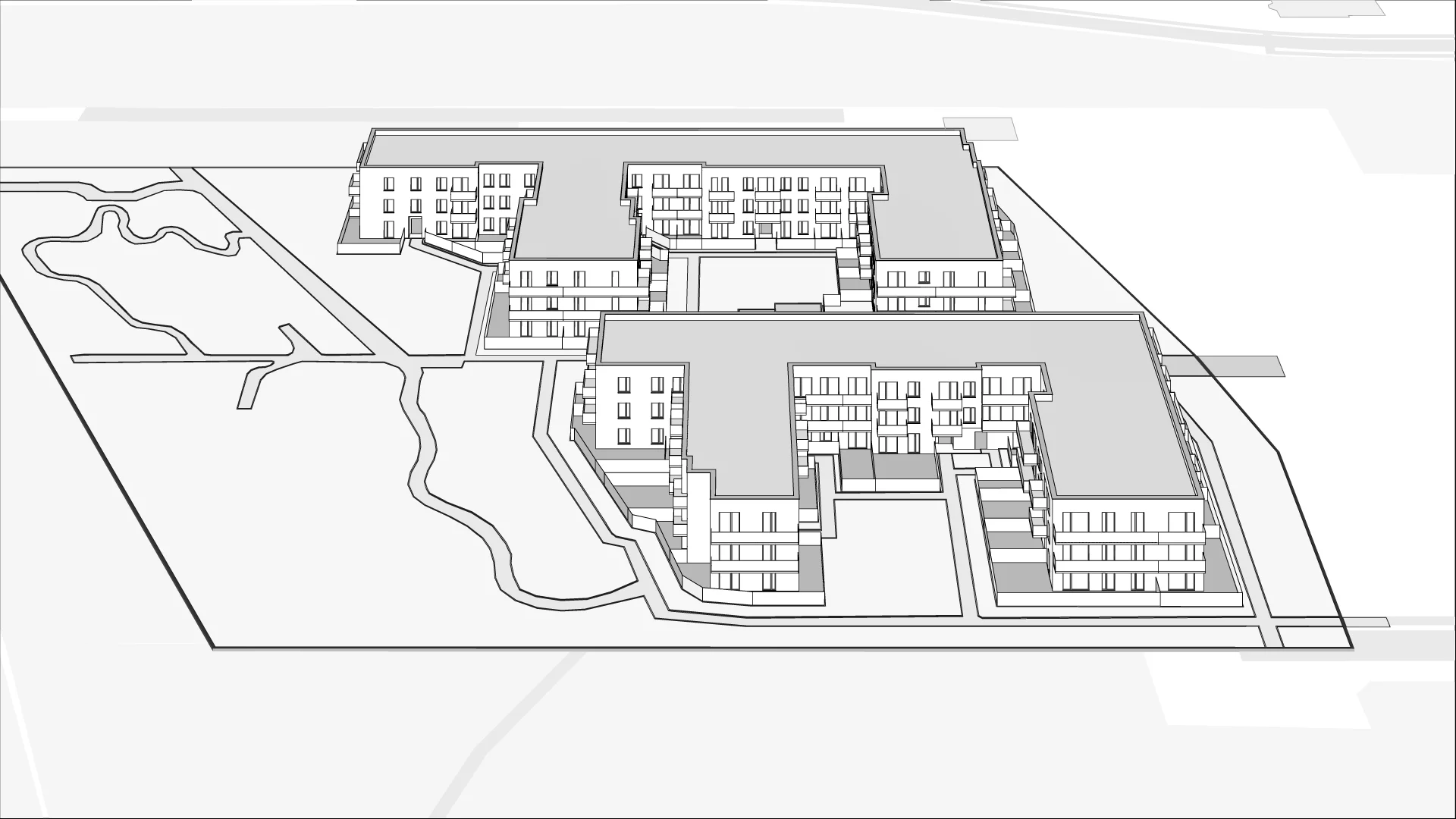 Wirtualna makieta 3D inwestycji Olchowy Park 3