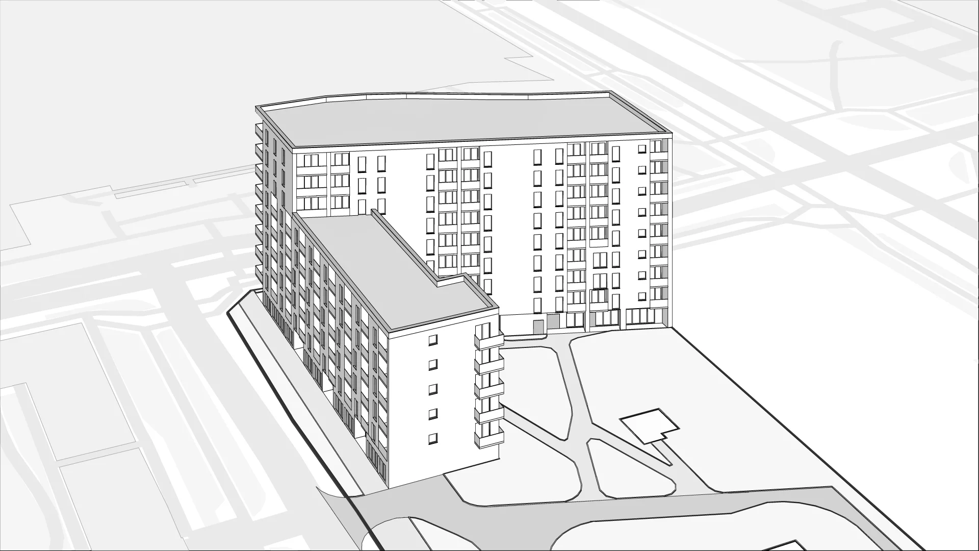 Wirtualna makieta 3D mieszkania 55.5 m², 6