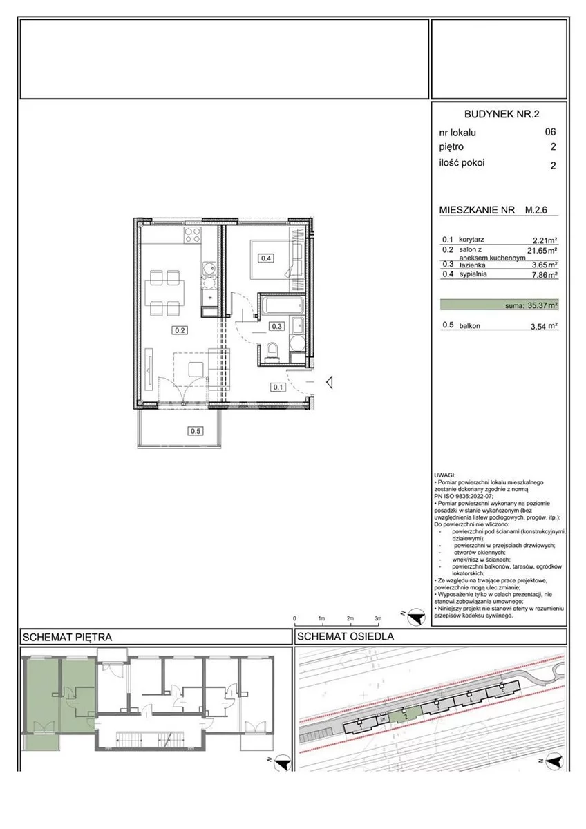 Mieszkanie na sprzedaż, 35,37 m², 2 pokoje, 2 piętro, oferta nr 61585/MS/MAX