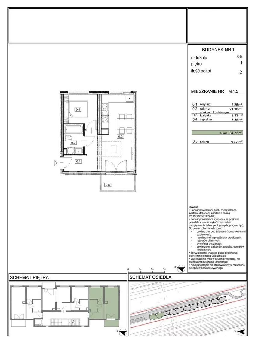 Mieszkanie na sprzedaż, 34,73 m², 2 pokoje, 1 piętro, oferta nr 61580/MS/MAX