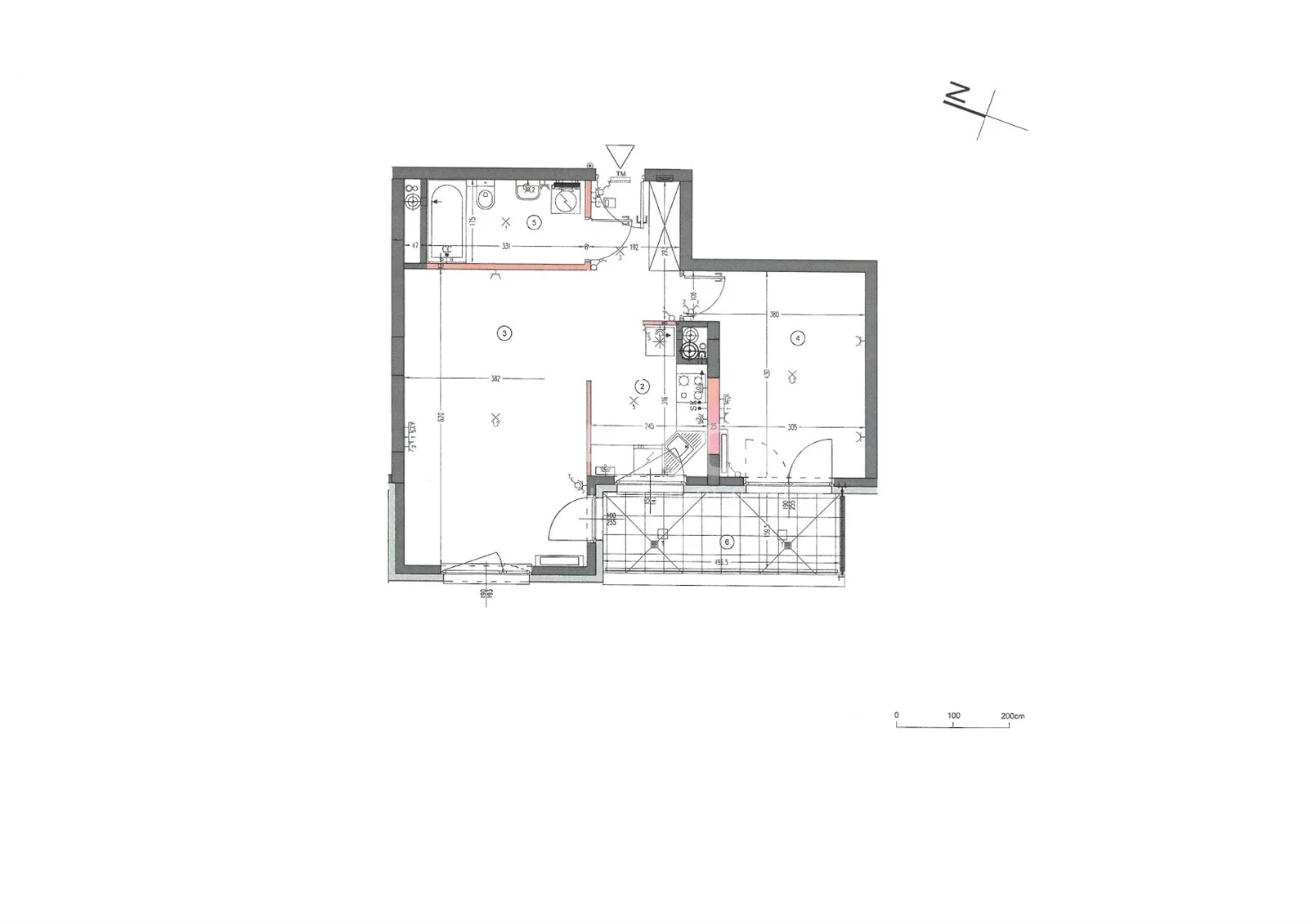 Mieszkanie do wynajęcia, 55,08 m², 2 pokoje, 2 piętro, oferta nr 26465/MW/MAX