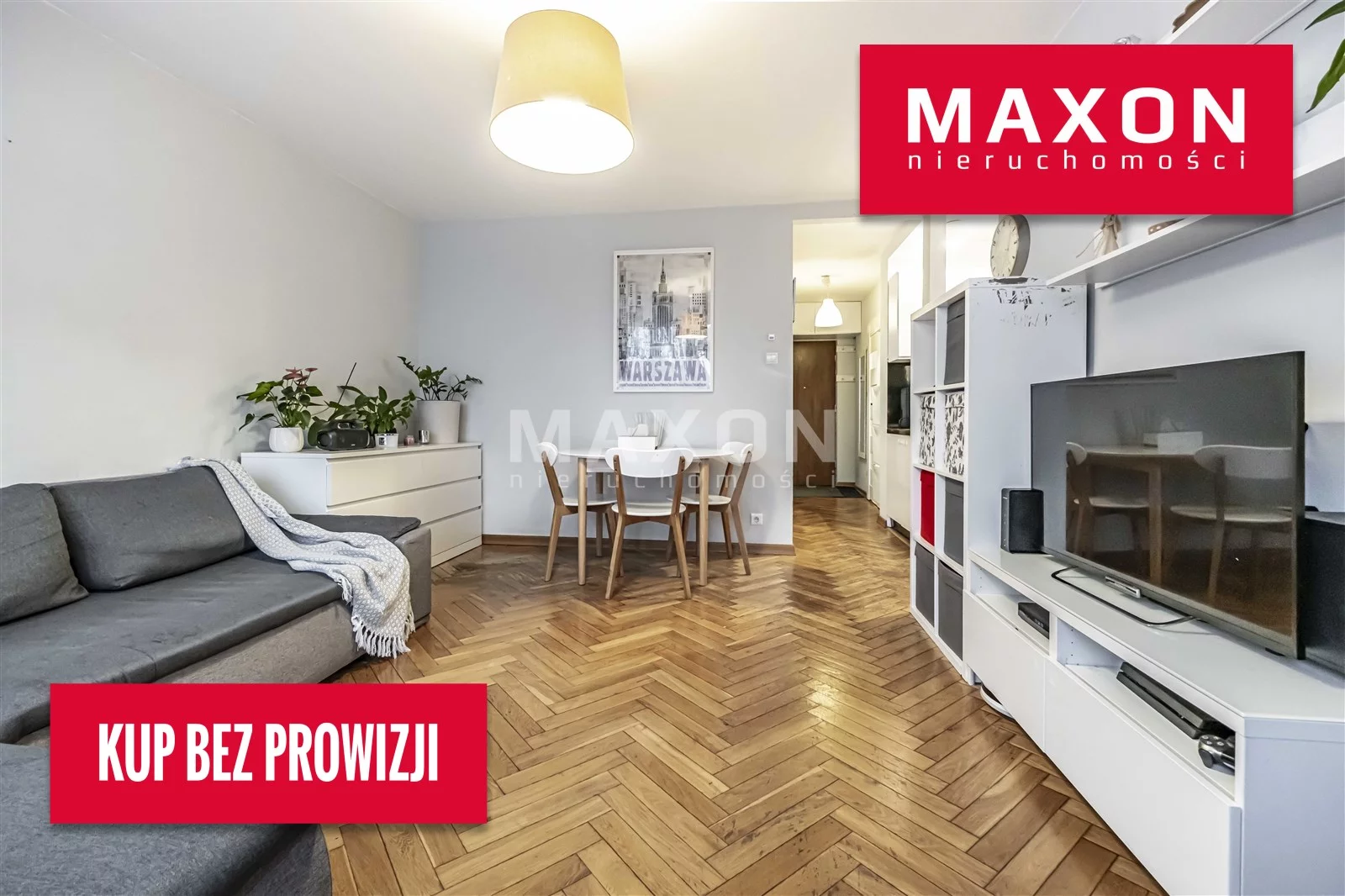 Mieszkanie trzypokojowe 46,24 m², Warszawa, Praga Północ, ul. Karola Darwina, Sprzedaż