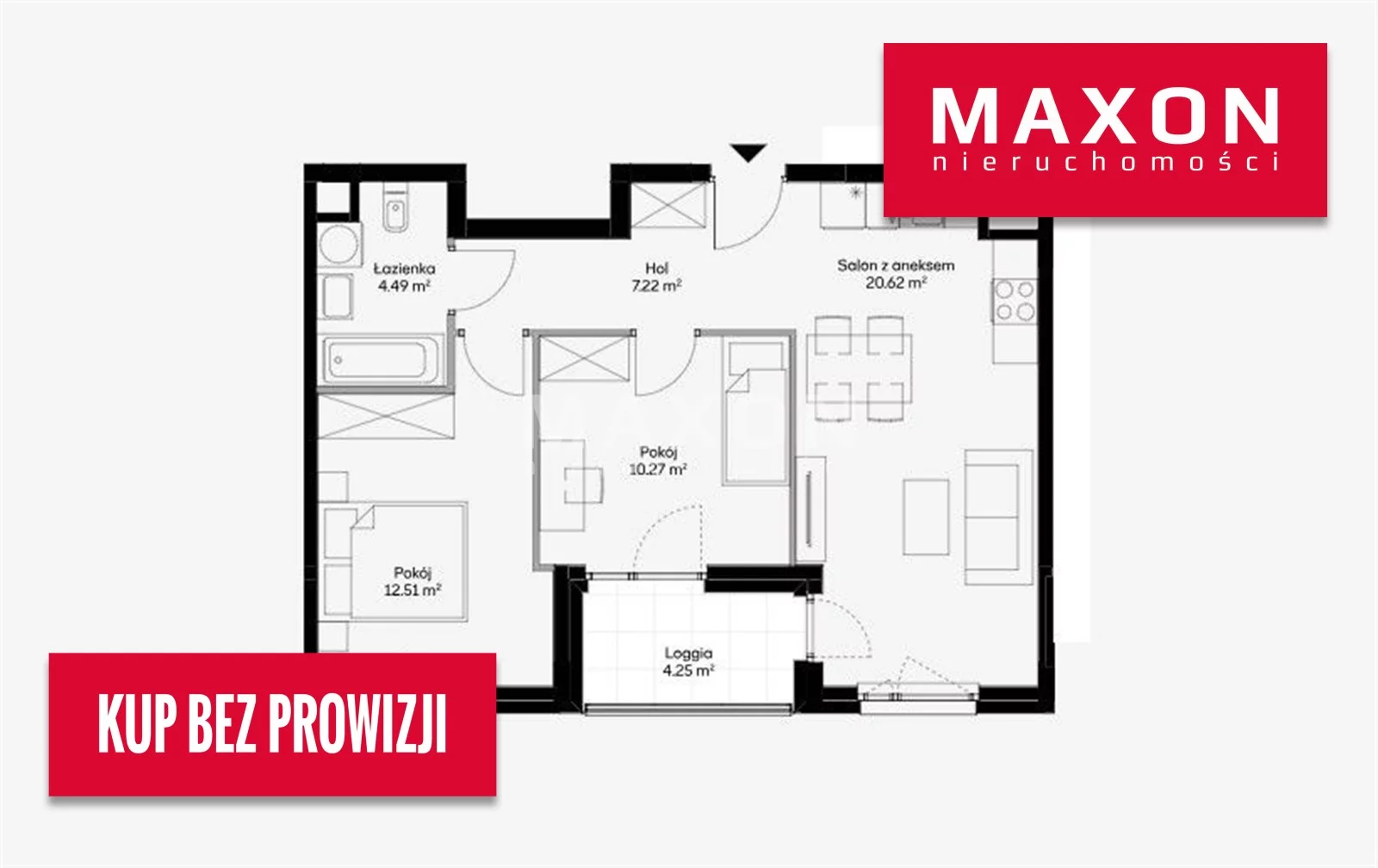 Mieszkanie 55,11 m², piętro 6, oferta nr , 61715/MS/MAX, Warszawa, Wola, Wola, Przyokopowa-idx