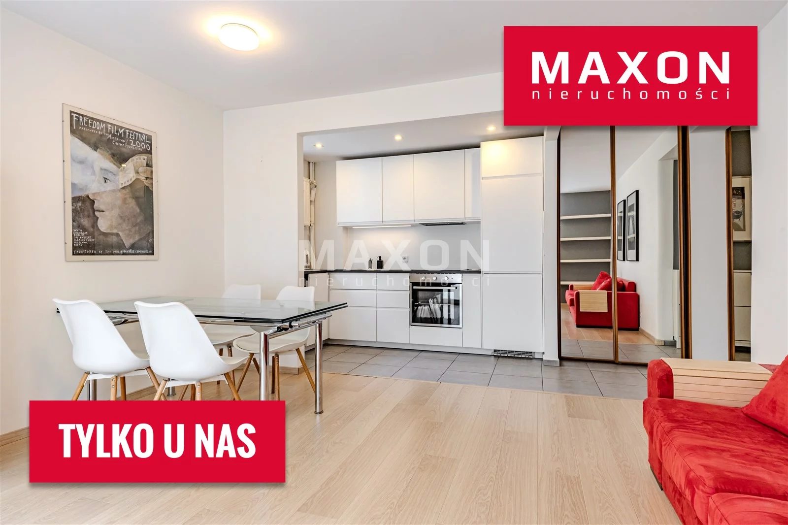 Mieszkanie trzypokojowe 48,13 m², Warszawa, Mokotów, ul. Bukowińska, Wynajem