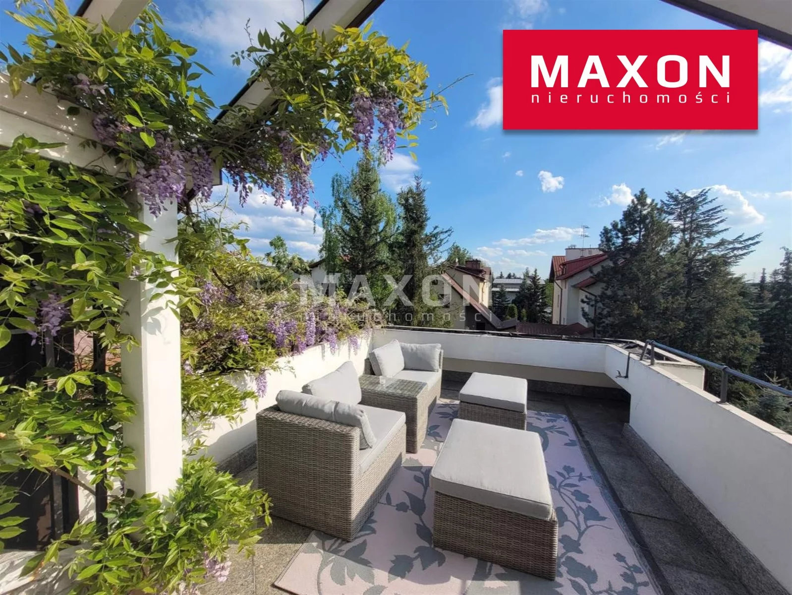 Mieszkanie trzypokojowe 137,77 m², Warszawa, Wawer, Uroczy zaułek, Wynajem