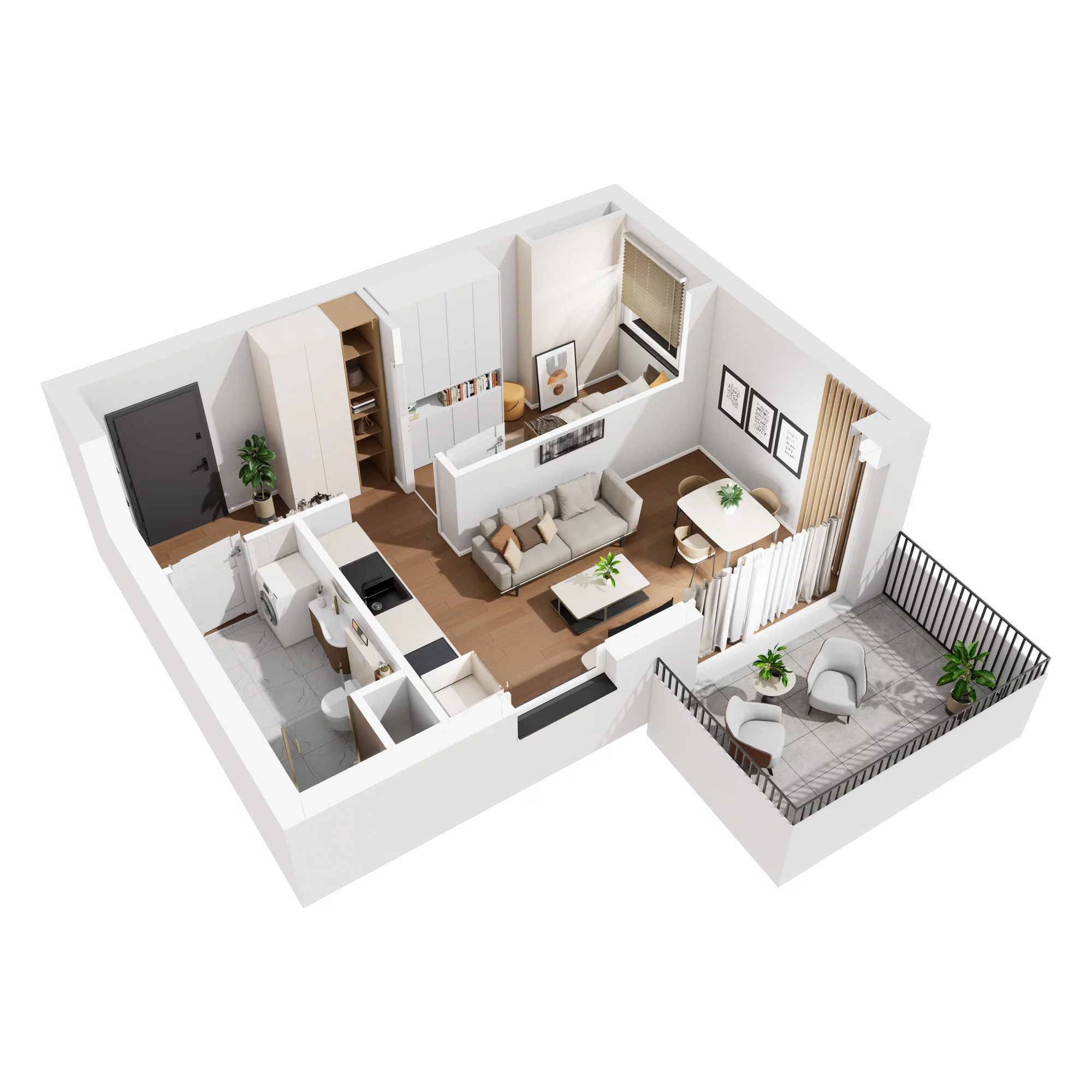 2 pokoje, mieszkanie 35,36 m², piętro 1, oferta nr A.M25, No to Naramowice, Poznań, Naramowice, Naramowice, ul. Maków Polnych