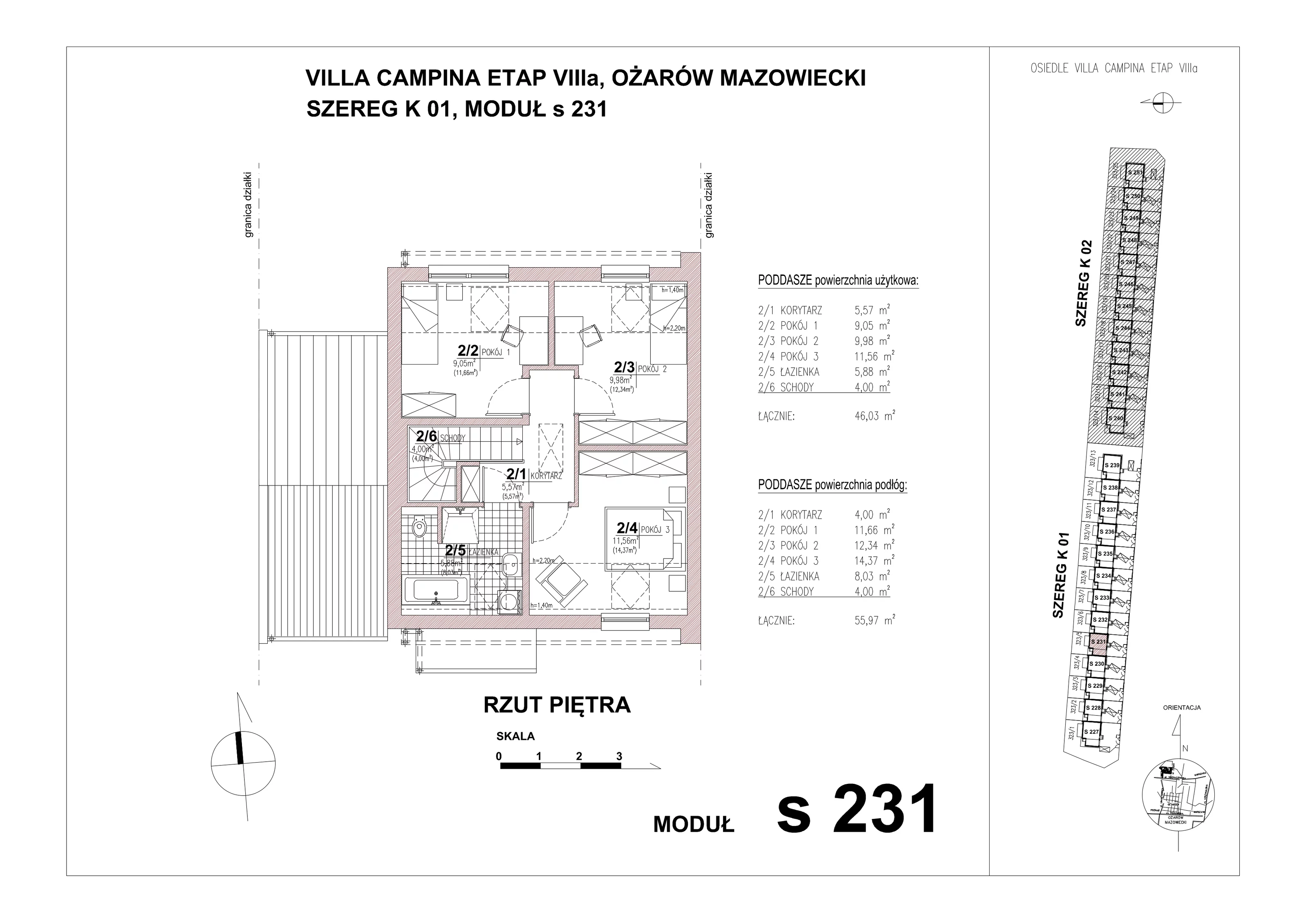 Dom 101,46 m², oferta nr S231, Villa Campina, Ożarów Mazowiecki, ul. Sochaczewska