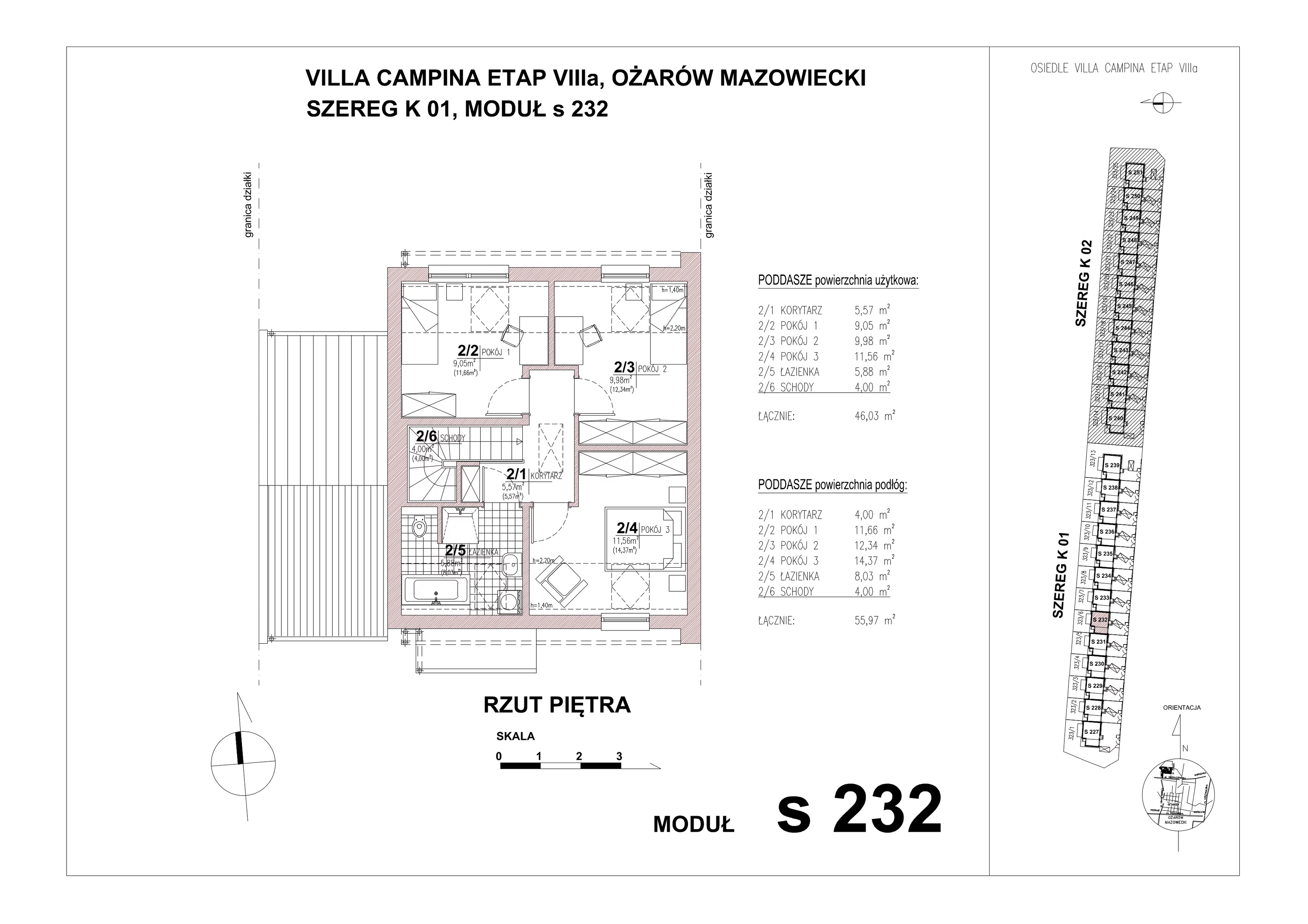 Dom 101,46 m², oferta nr S232, Villa Campina, Ożarów Mazowiecki, ul. Sochaczewska