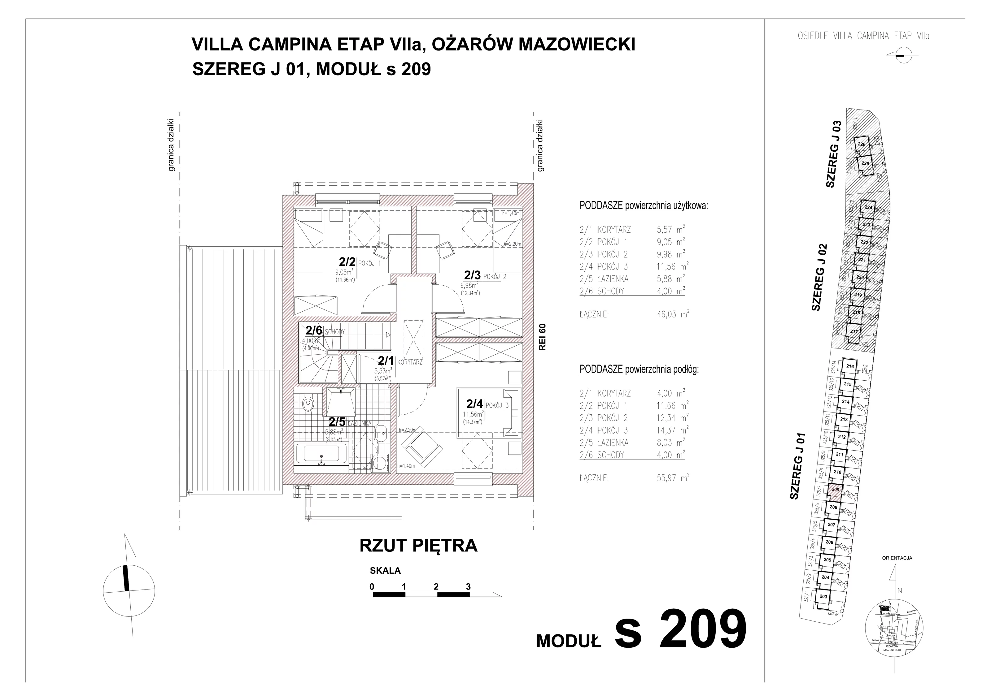 Dom 101,46 m², oferta nr S209, Villa Campina, Ożarów Mazowiecki, ul. Sochaczewska