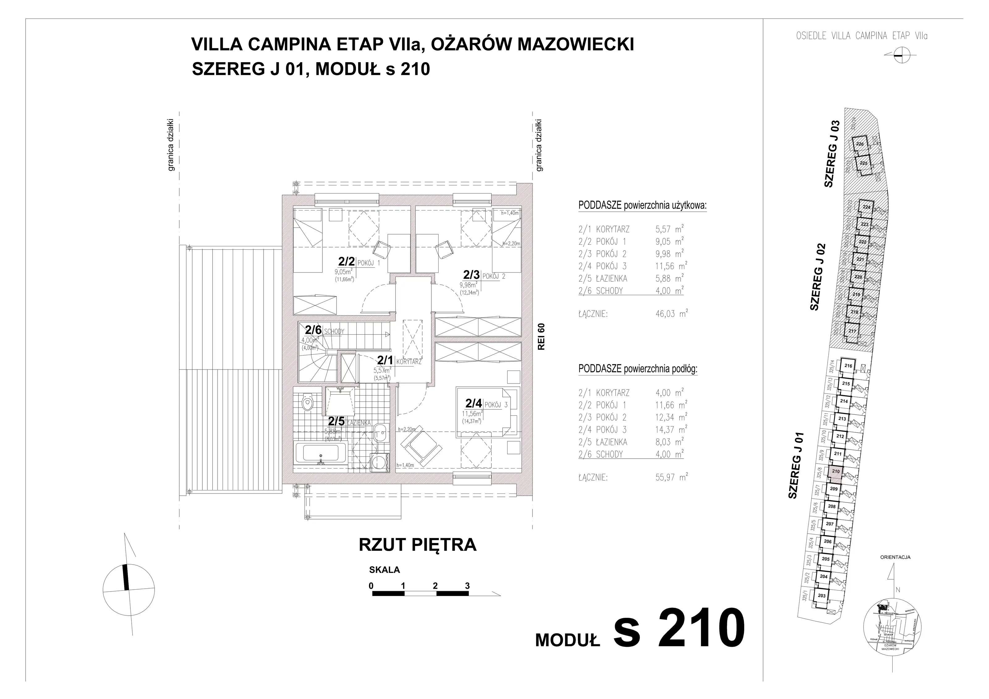 Dom 101,46 m², oferta nr S210, Villa Campina, Ożarów Mazowiecki, ul. Sochaczewska