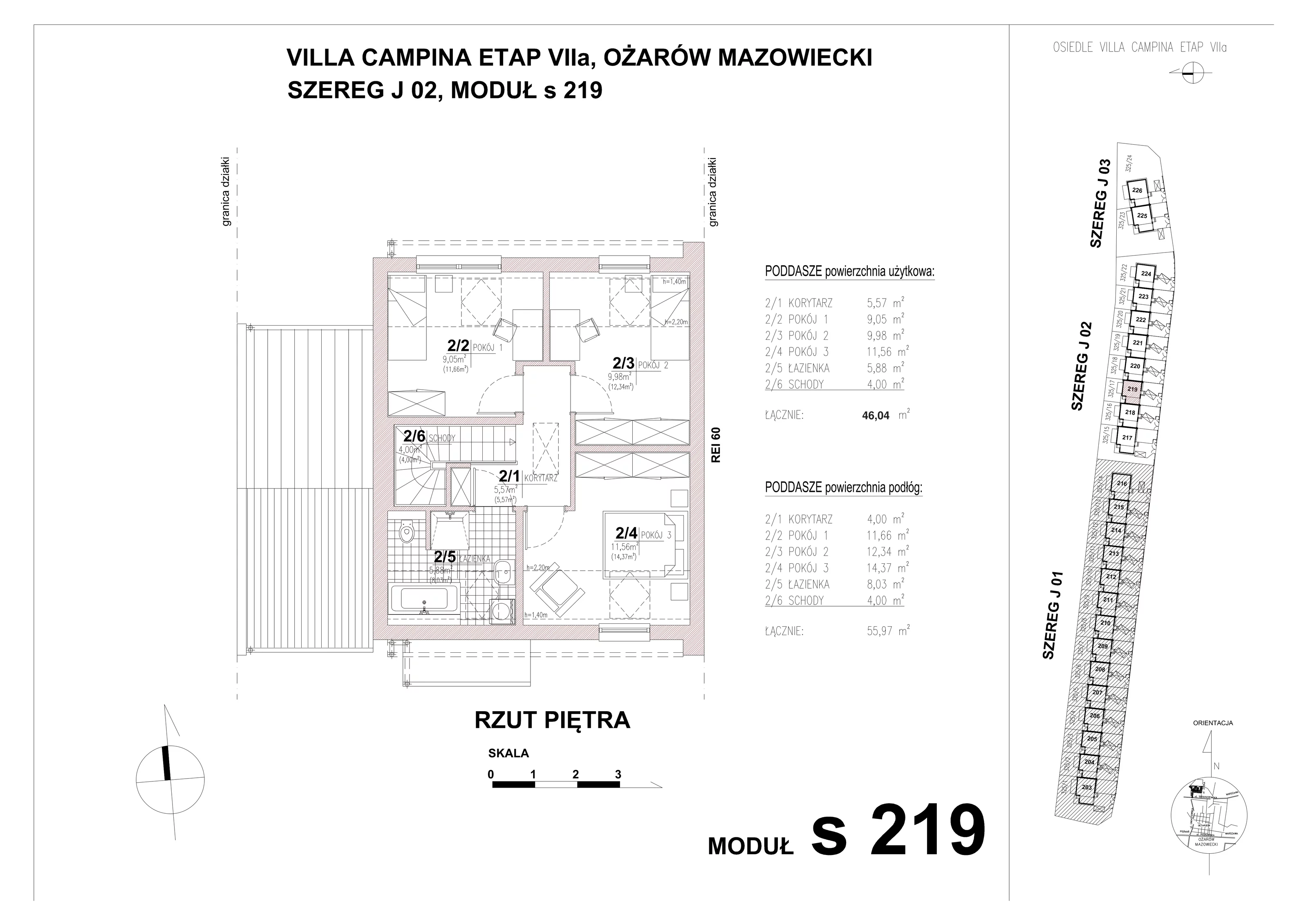 Dom 101,46 m², oferta nr S219, Villa Campina, Ożarów Mazowiecki, ul. Sochaczewska