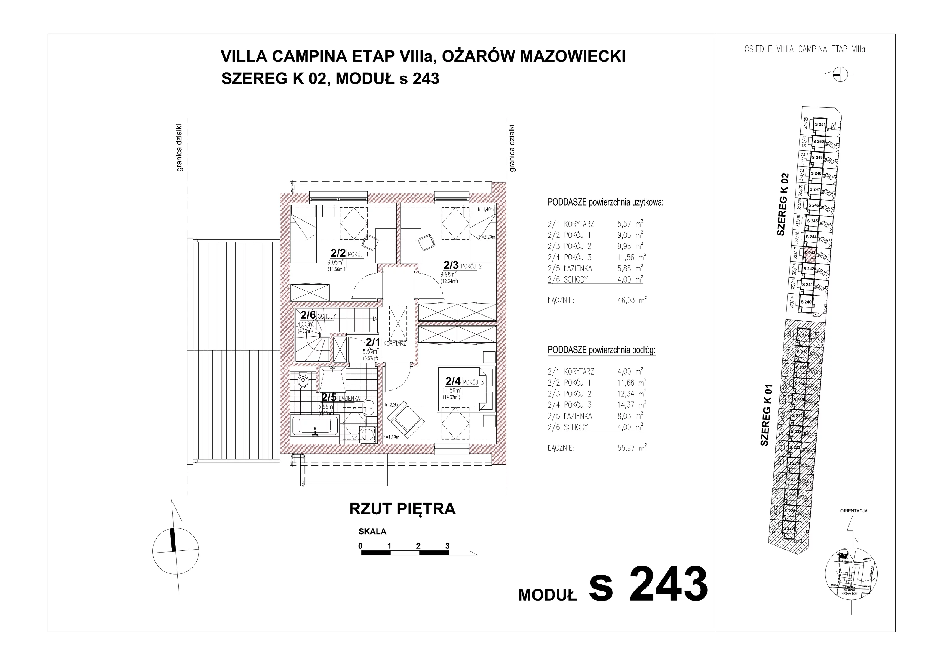 Dom 101,46 m², oferta nr S243, Villa Campina, Ożarów Mazowiecki, ul. Sochaczewska