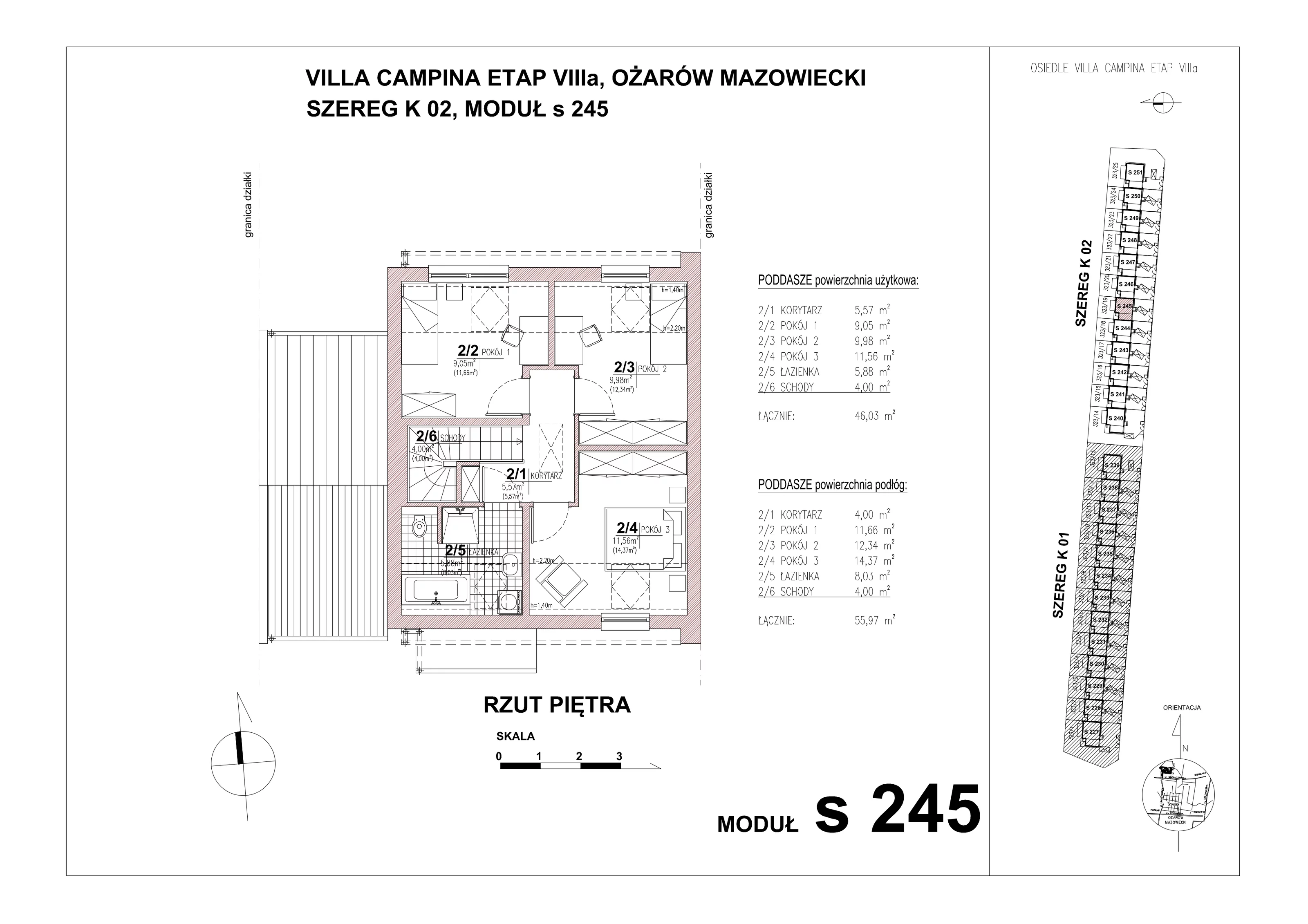 Dom 101,46 m², oferta nr S245, Villa Campina, Ożarów Mazowiecki, ul. Sochaczewska