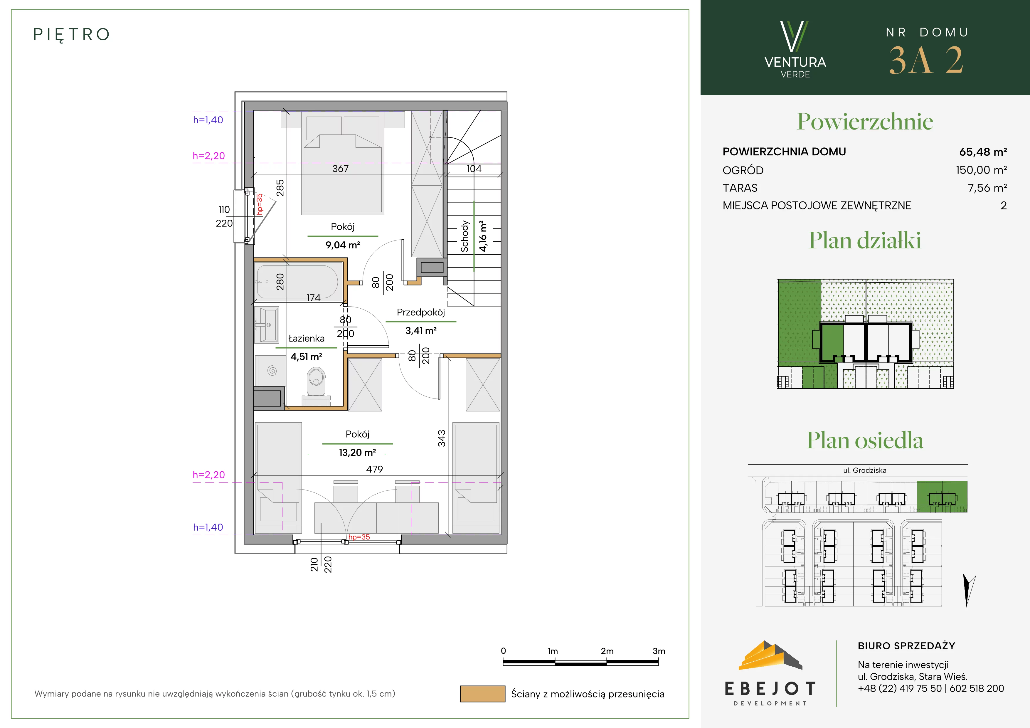 Dom 65,48 m², oferta nr 3A2, Ventura Verde II, Stara Wieś, ul. Grodziska