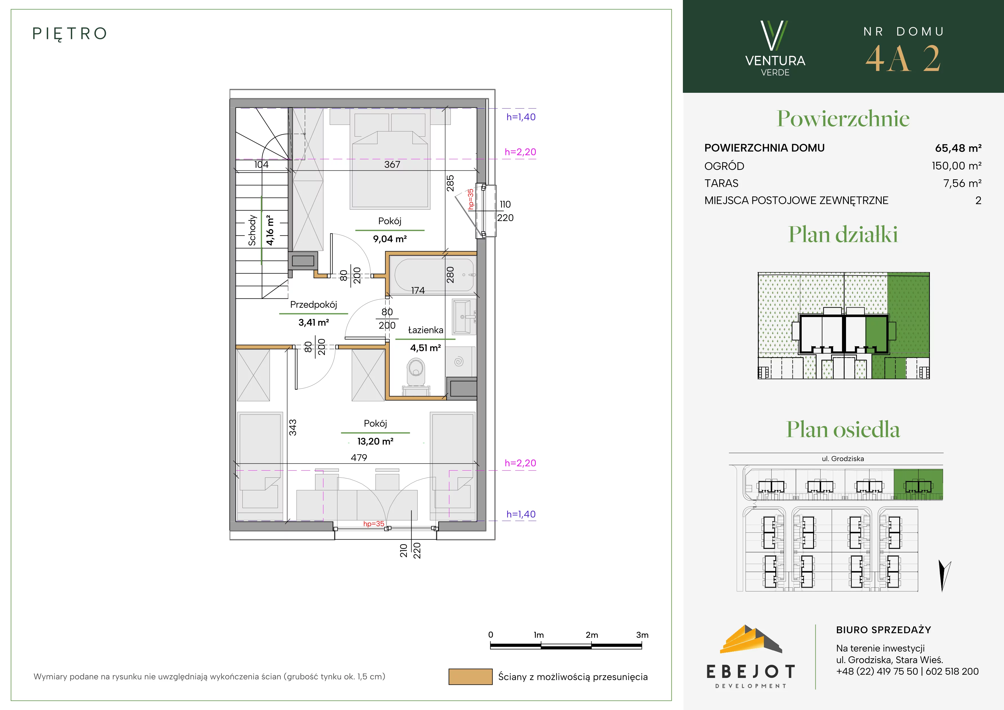 Dom 65,48 m², oferta nr 4A2, Ventura Verde II, Stara Wieś, ul. Grodziska