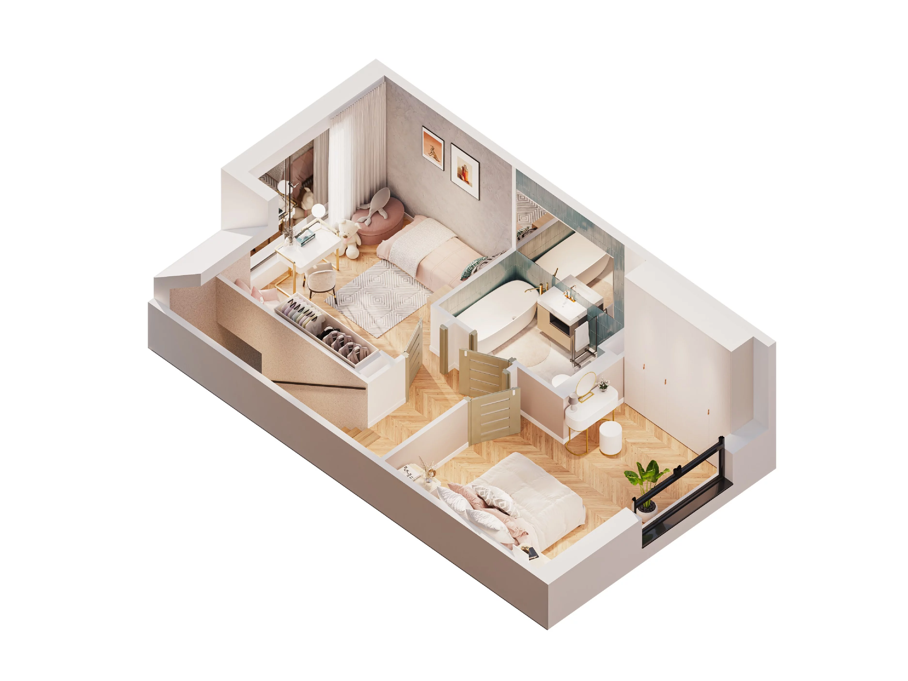 Dom 67,20 m², oferta nr 1B3, Ventura Verde II, Stara Wieś, ul. Grodziska