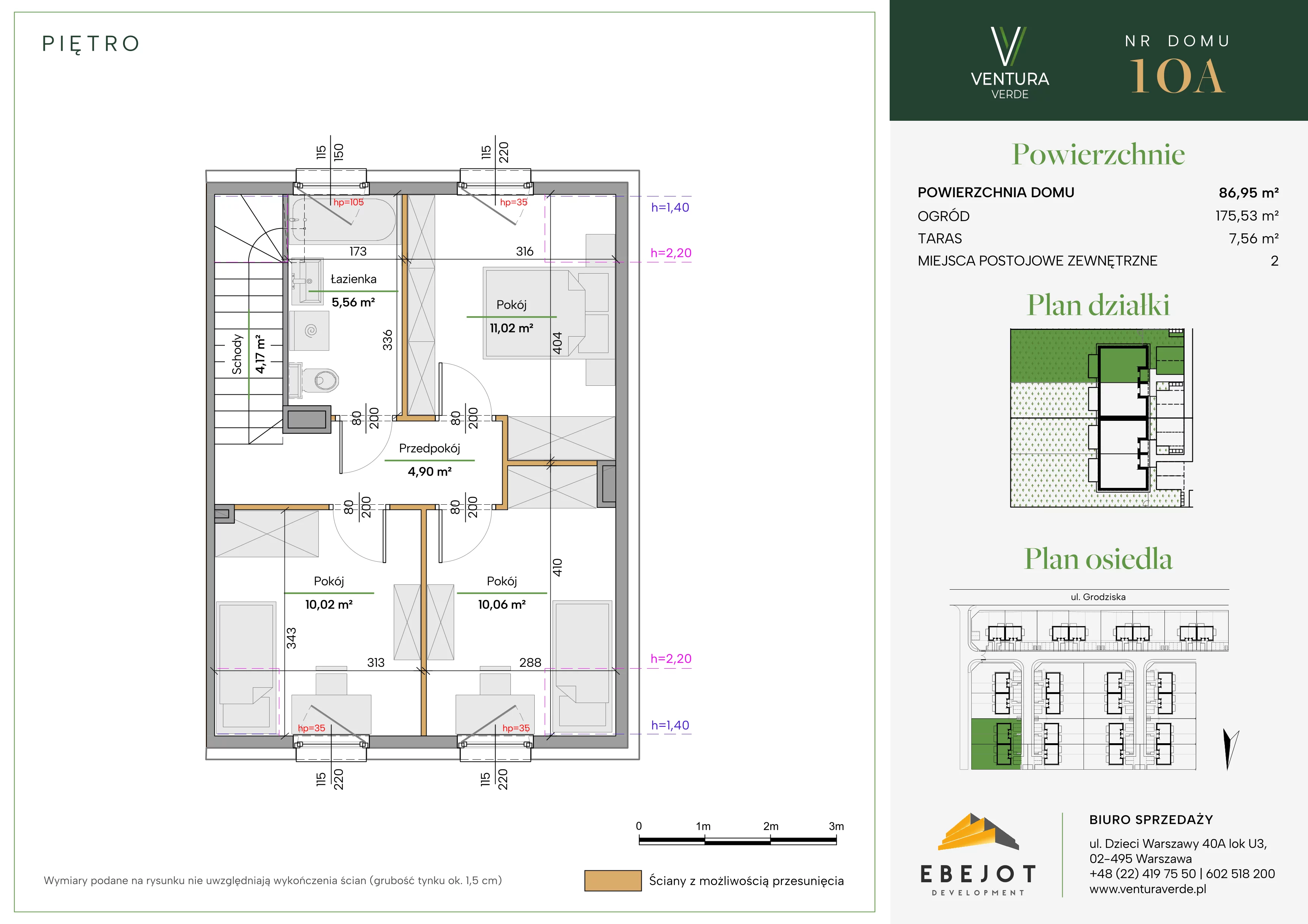 Dom 86,95 m², oferta nr 10A, Ventura Verde II, Stara Wieś, ul. Grodziska