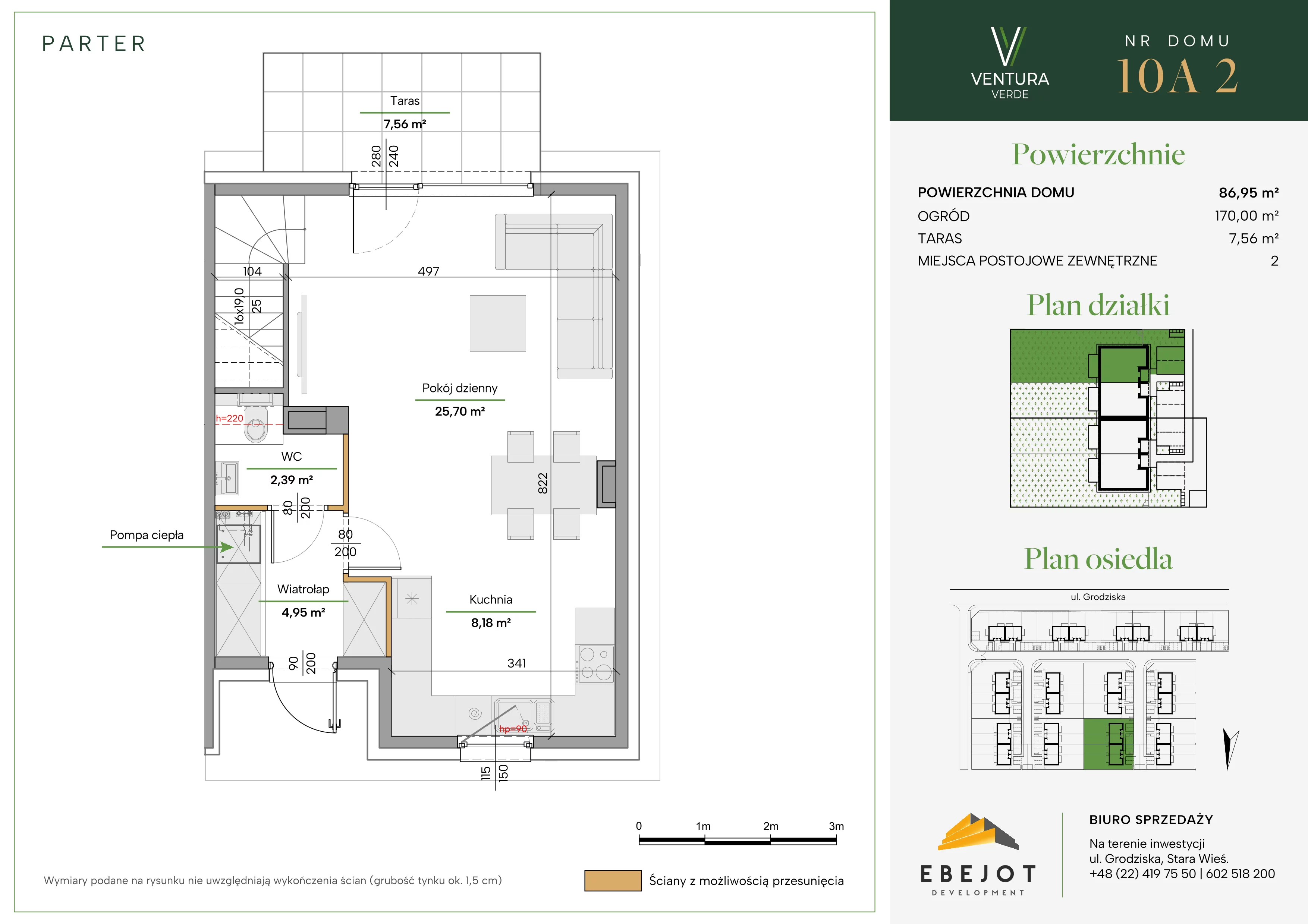 Dom 86,95 m², oferta nr 10A2, Ventura Verde II, Stara Wieś, ul. Grodziska