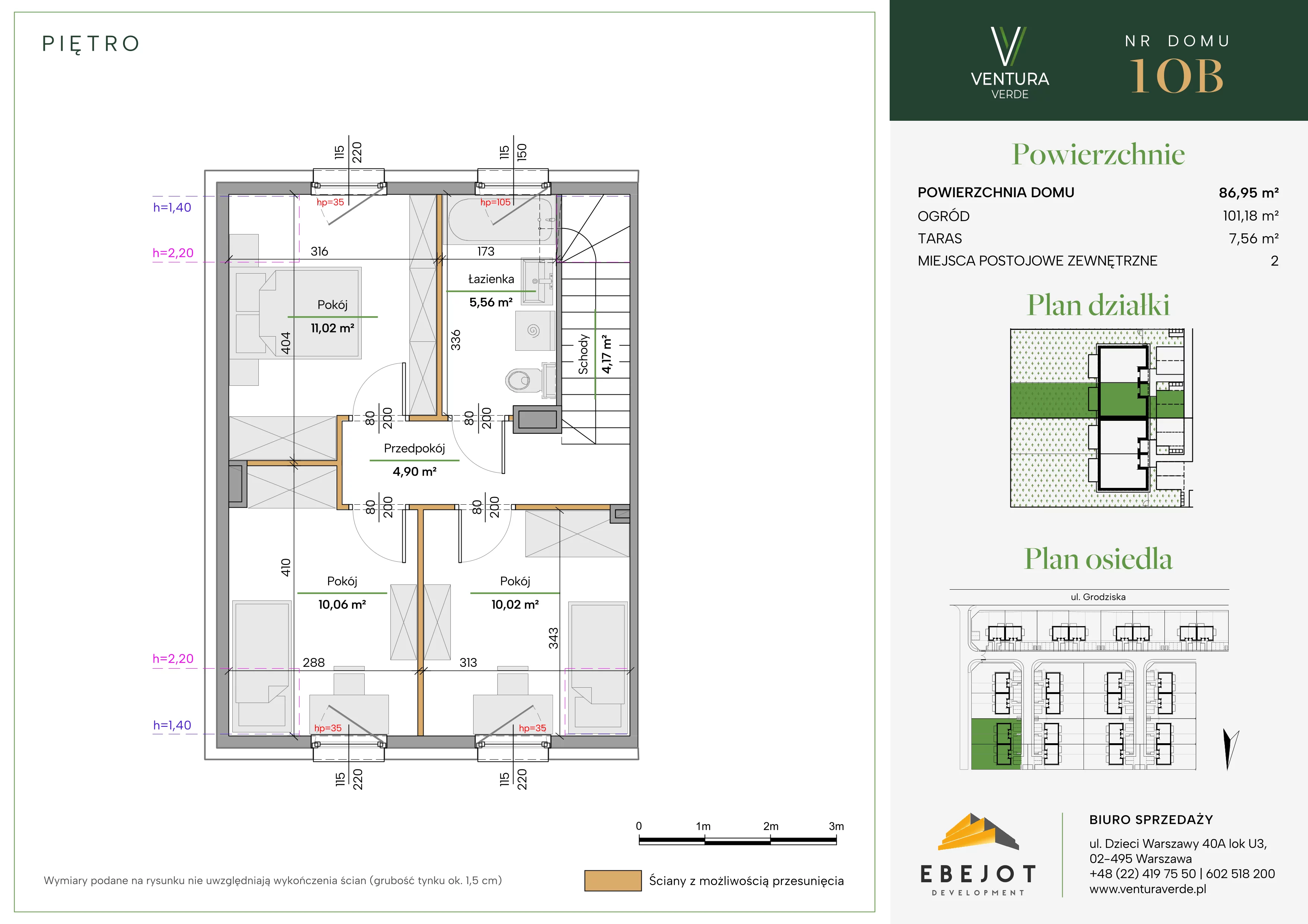 Dom 86,95 m², oferta nr 10B, Ventura Verde II, Stara Wieś, ul. Grodziska