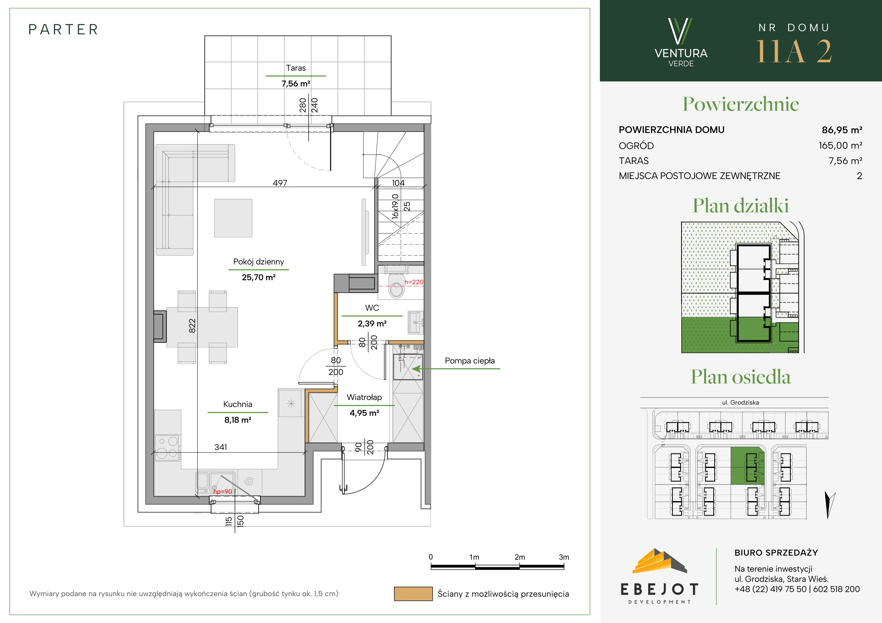 Dom 86,95 m², oferta nr 11A2, Ventura Verde II, Stara Wieś, ul. Grodziska