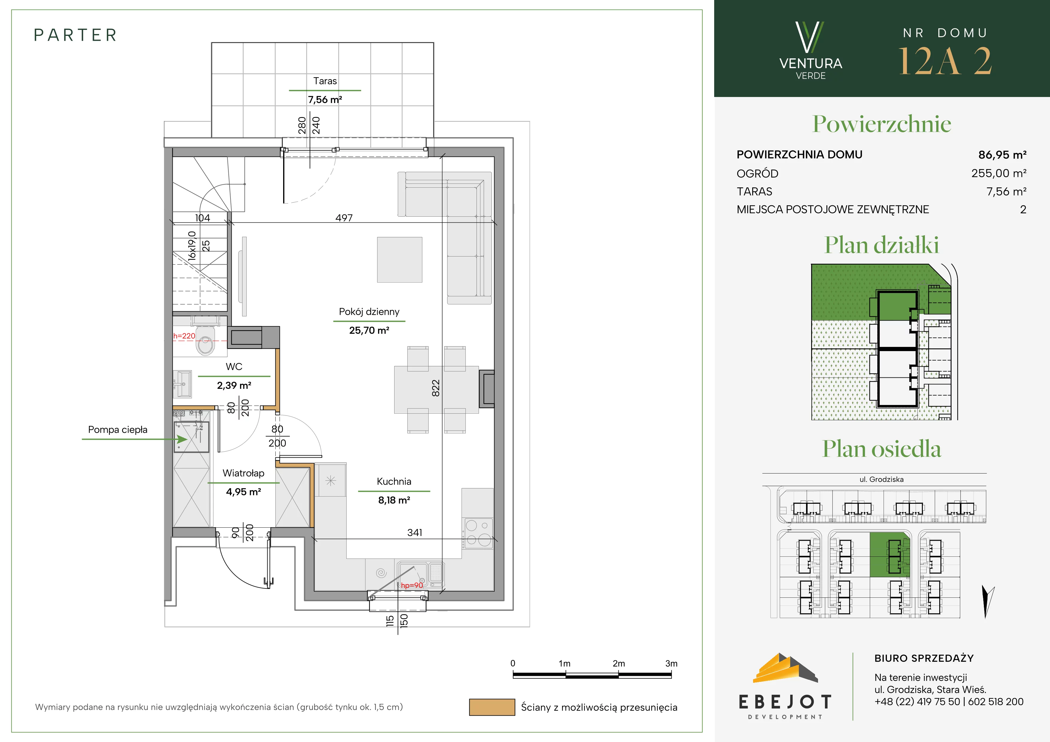 Dom 86,95 m², oferta nr 12A2, Ventura Verde II, Stara Wieś, ul. Grodziska