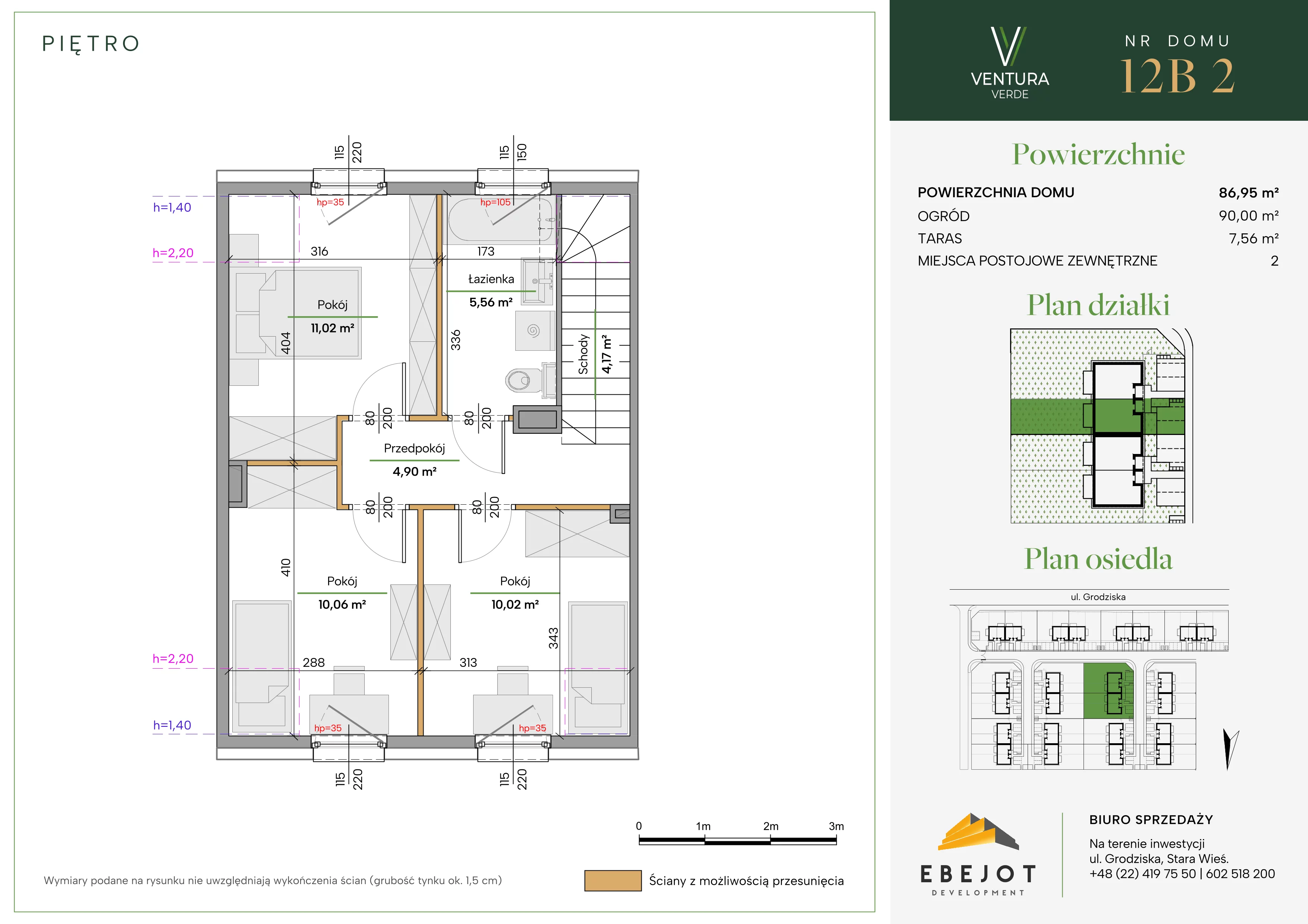 Dom 86,95 m², oferta nr 12B2, Ventura Verde II, Stara Wieś, ul. Grodziska