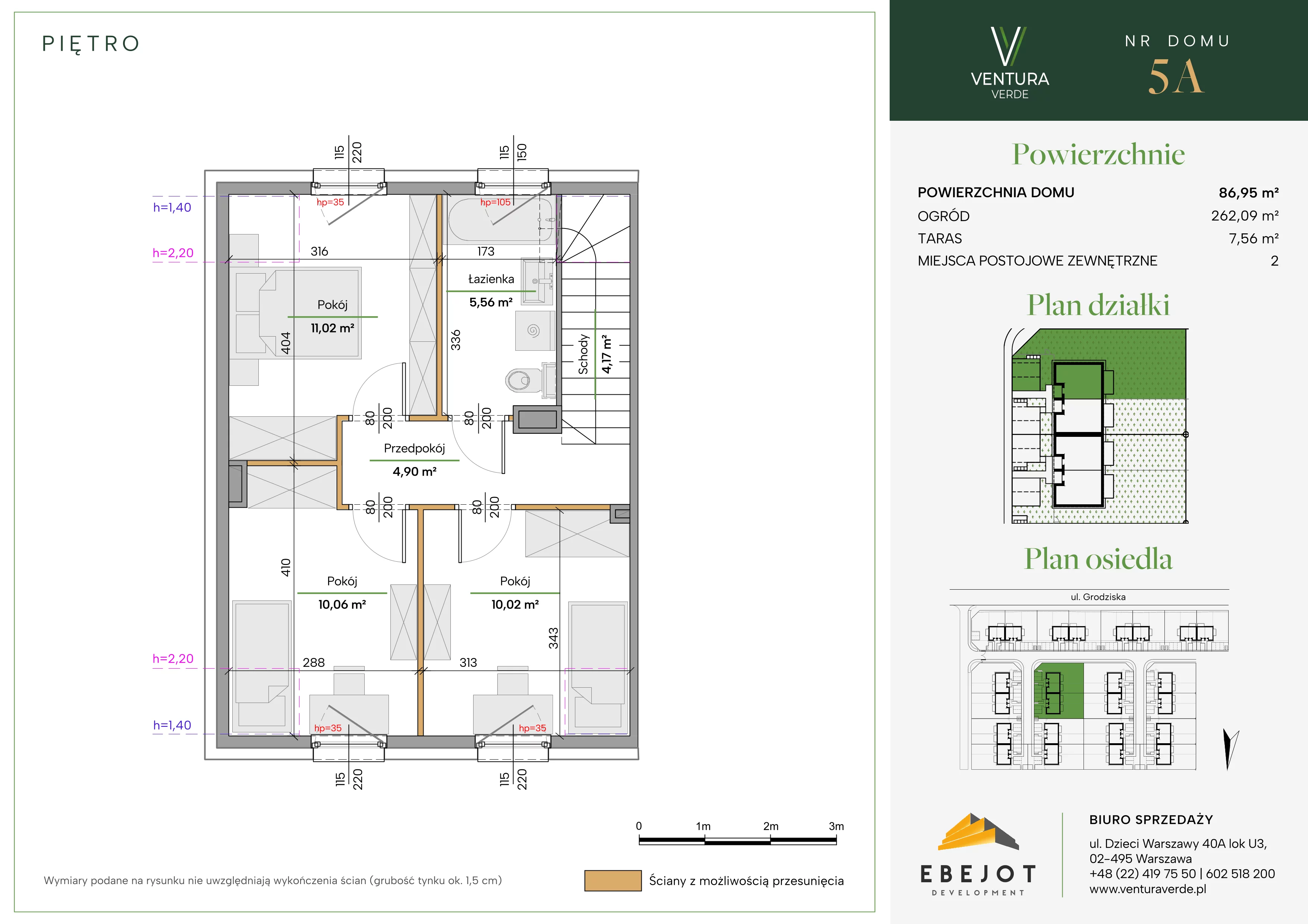 Dom 86,95 m², oferta nr 5A, Ventura Verde II, Stara Wieś, ul. Grodziska