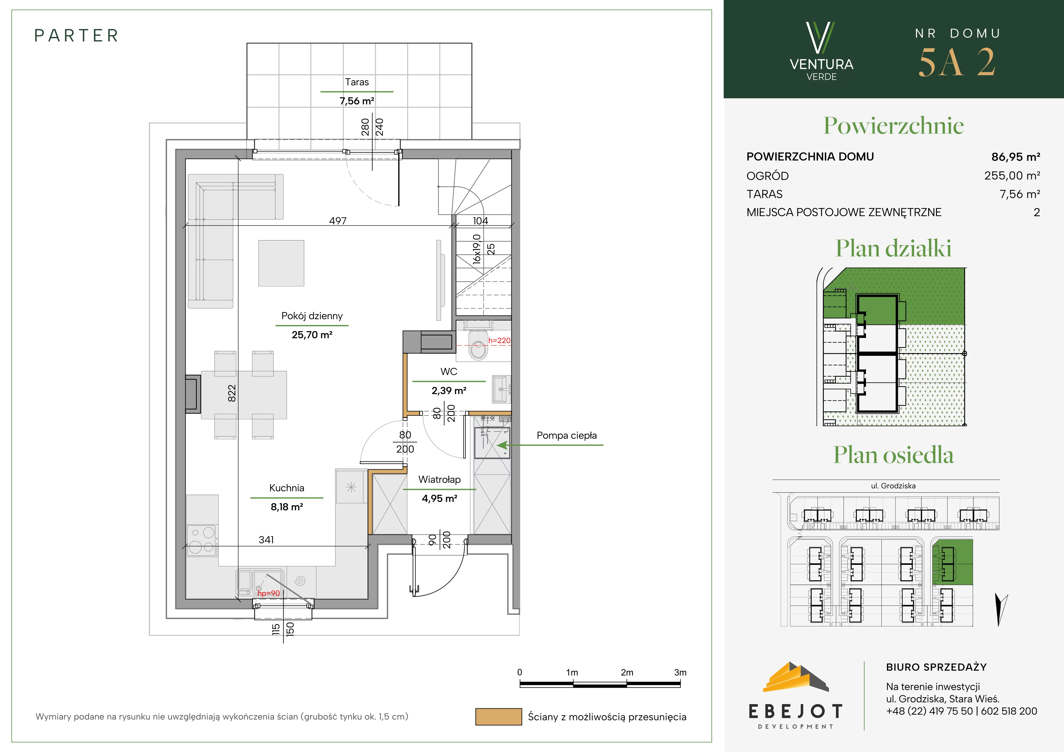 Dom 86,95 m², oferta nr 5A2, Ventura Verde II, Stara Wieś, ul. Grodziska