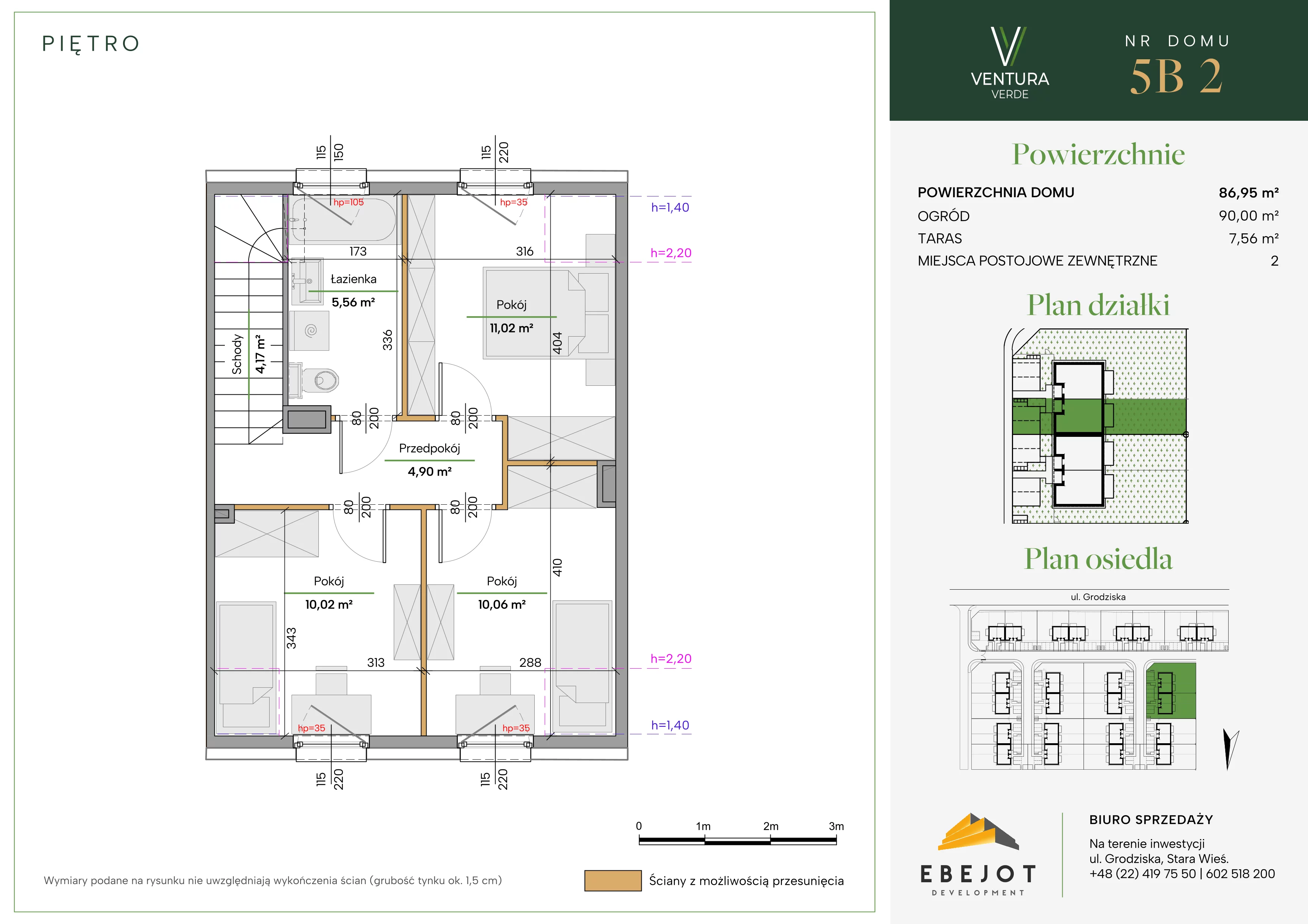 Dom 86,95 m², oferta nr 5B2, Ventura Verde II, Stara Wieś, ul. Grodziska