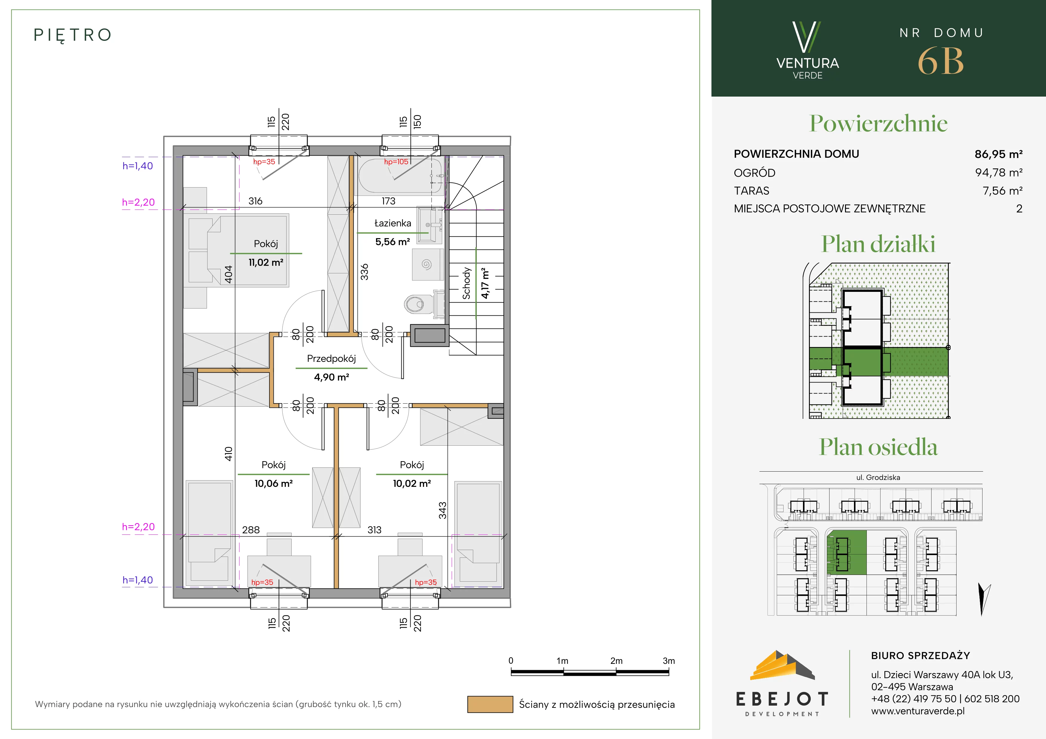 Dom 86,95 m², oferta nr 6B, Ventura Verde II, Stara Wieś, ul. Grodziska