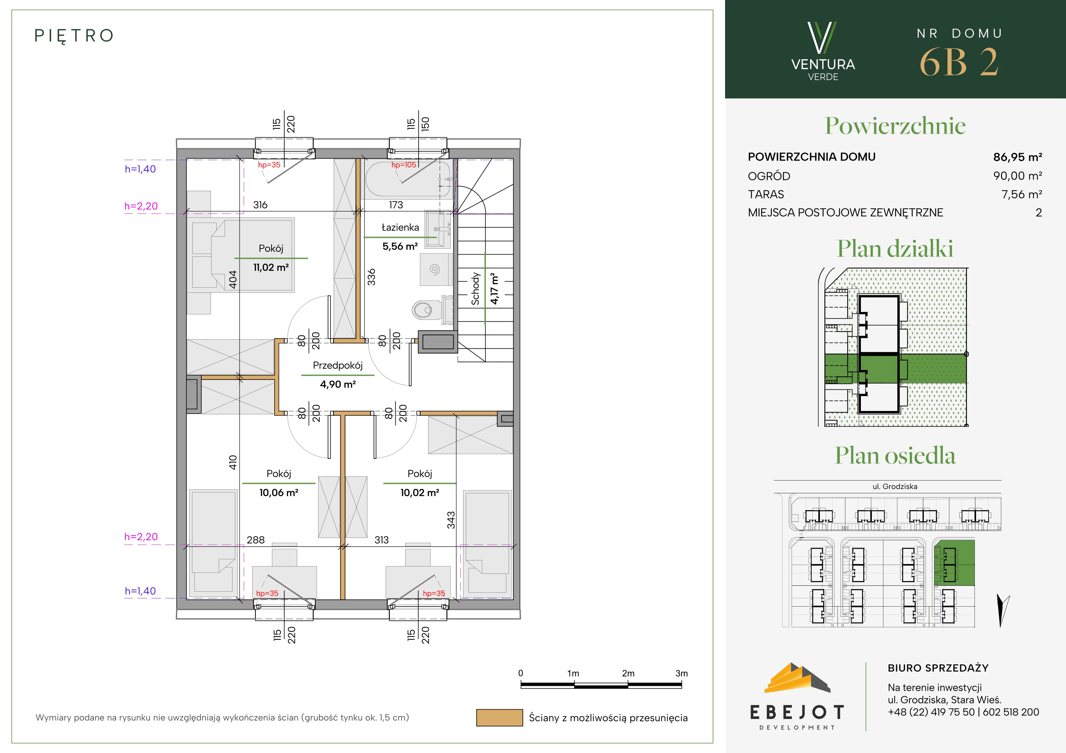 Dom 86,95 m², oferta nr 6B2, Ventura Verde II, Stara Wieś, ul. Grodziska