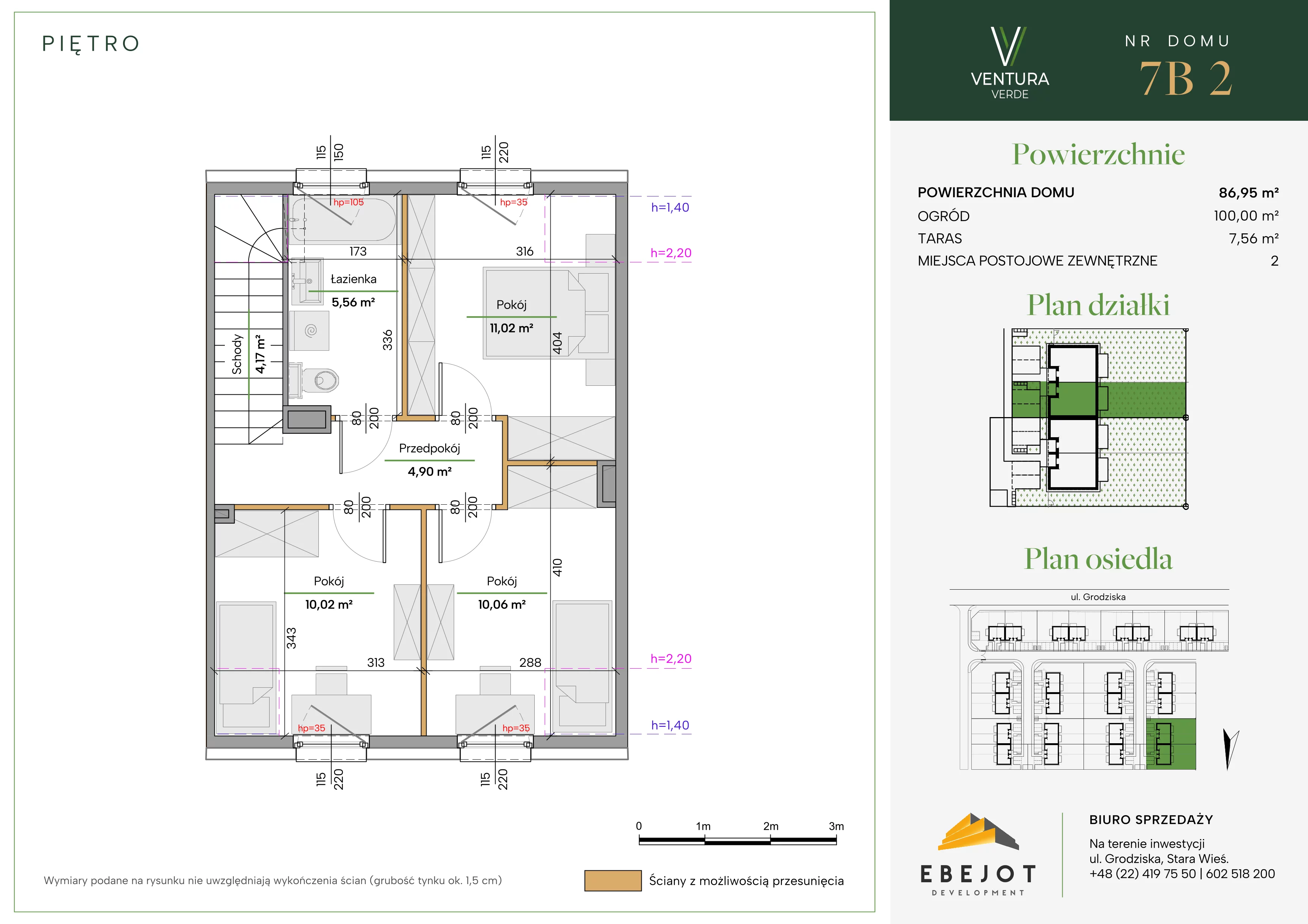 Dom 86,95 m², oferta nr 7B2, Ventura Verde II, Stara Wieś, ul. Grodziska