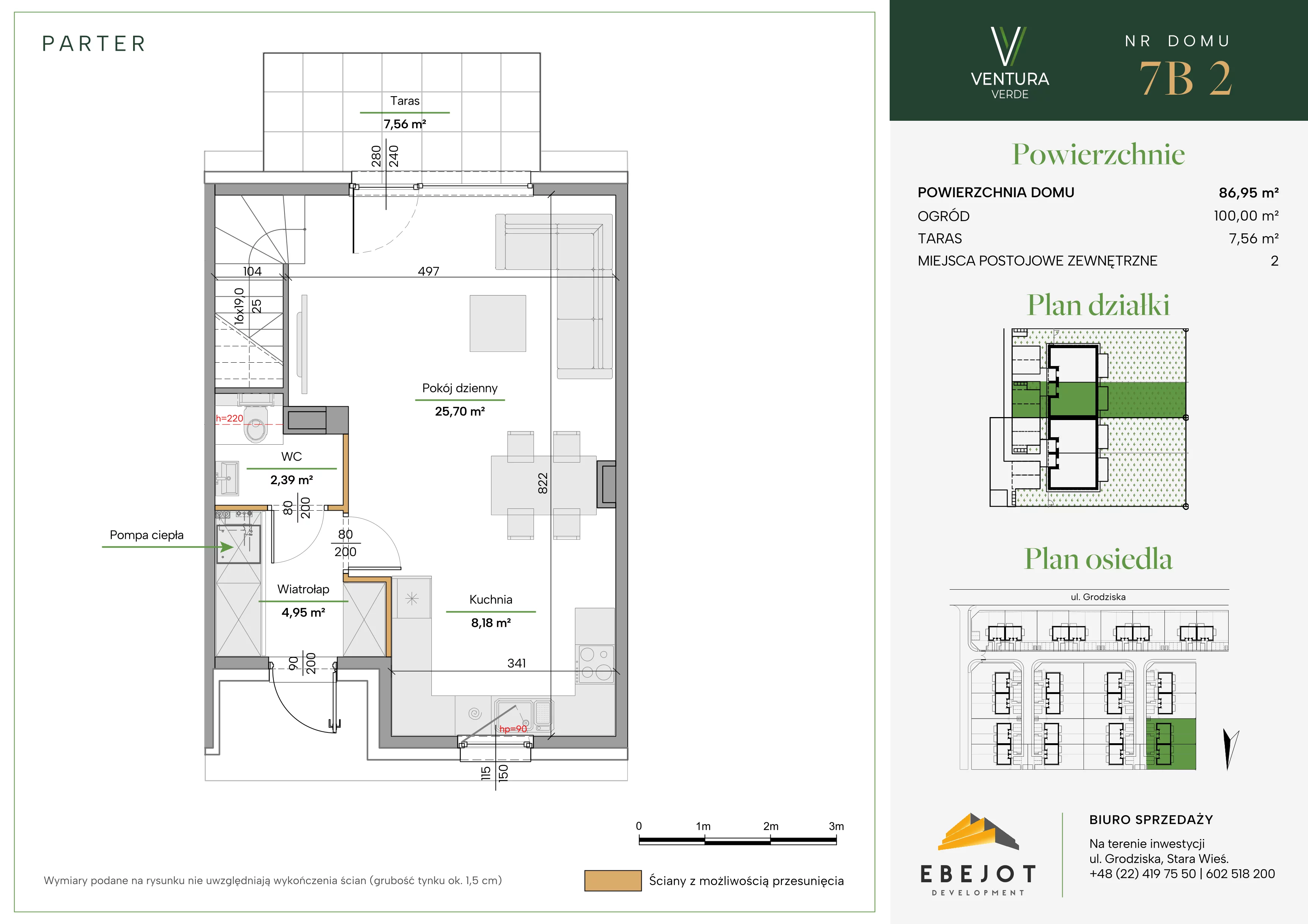 Dom 86,95 m², oferta nr 7B2, Ventura Verde II, Stara Wieś, ul. Grodziska