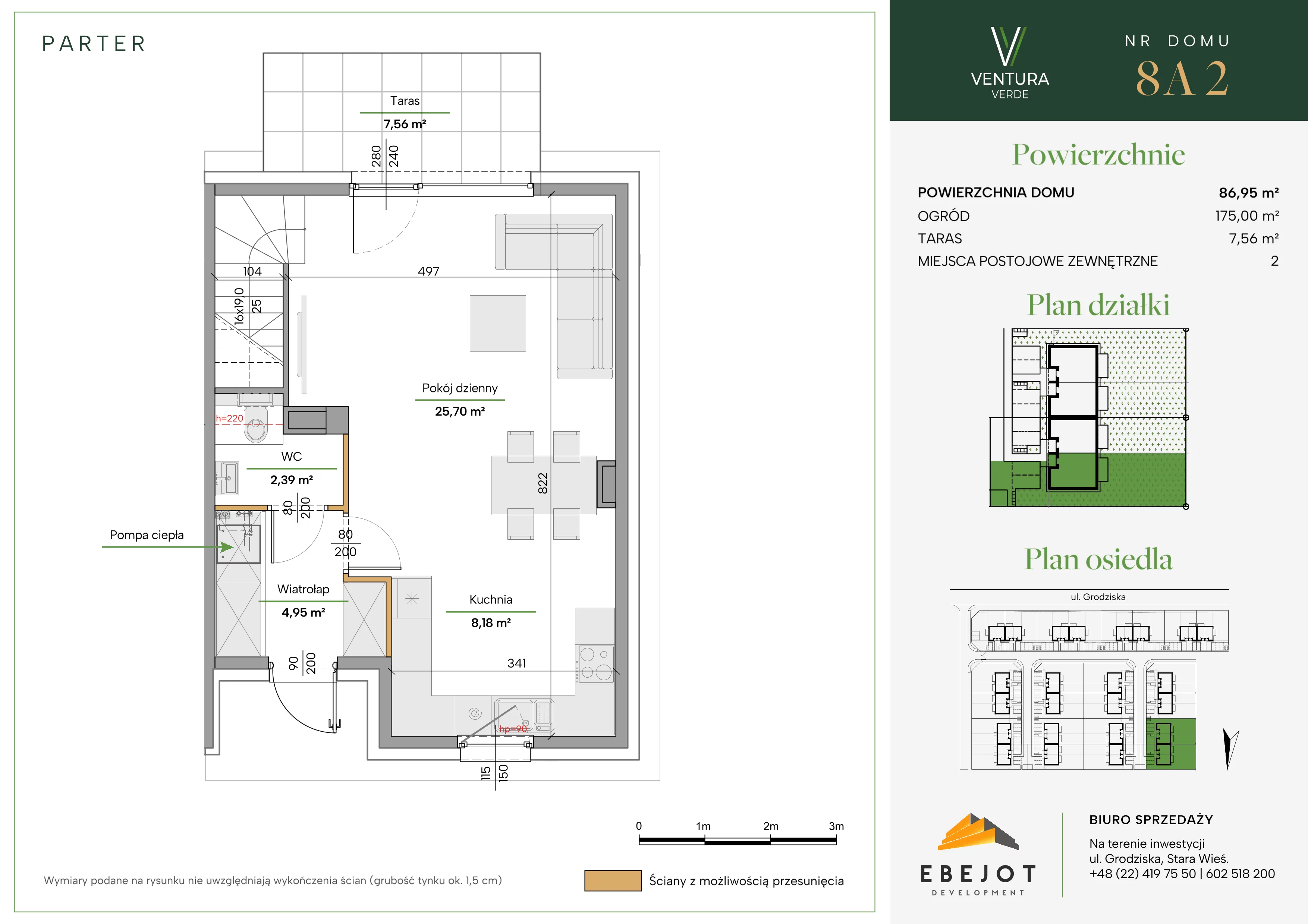 Dom 86,95 m², oferta nr 8A2, Ventura Verde II, Stara Wieś, ul. Grodziska